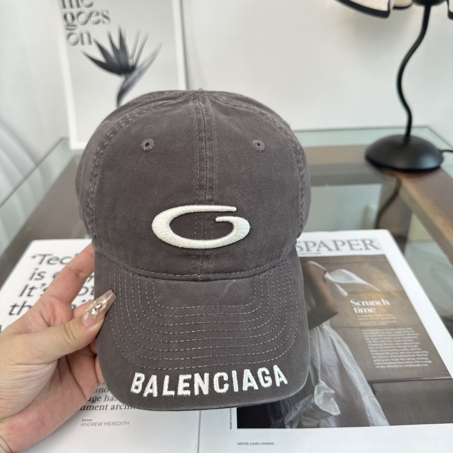 新品Balenciaga 巴黎世家字母新款棒球帽现货秒发🧢简约时尚超级无敌好看的帽子！情侣款！