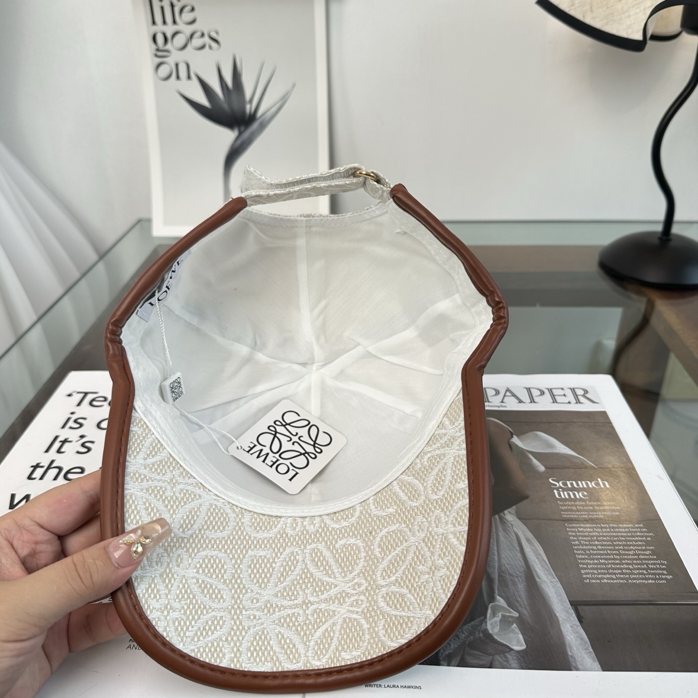 LOEWE【罗意威】新款棒球帽，专柜同步出货，大牌款超好搭配，赶紧入手