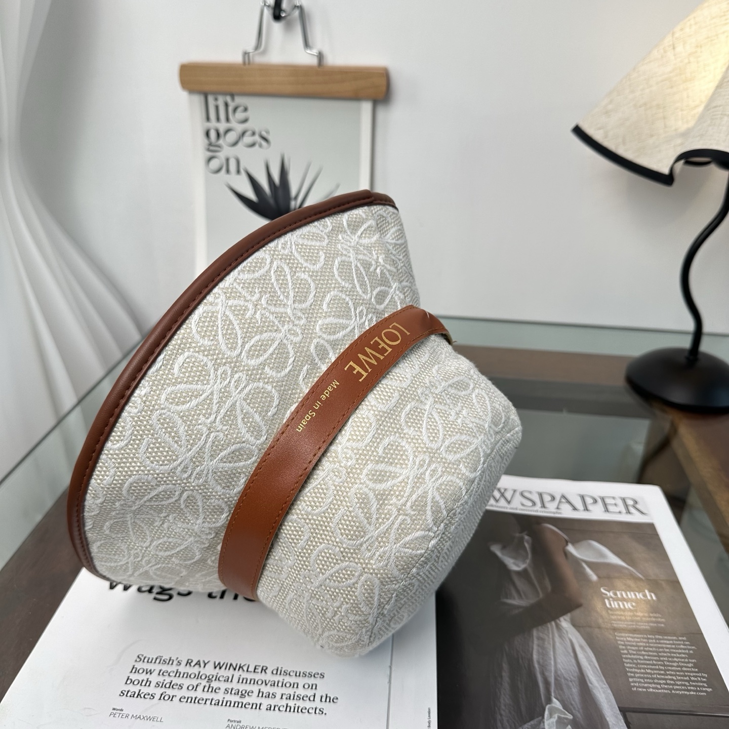 LOEWE罗意威 专柜新品渔夫帽，原单品质，内标齐全，头围57cm