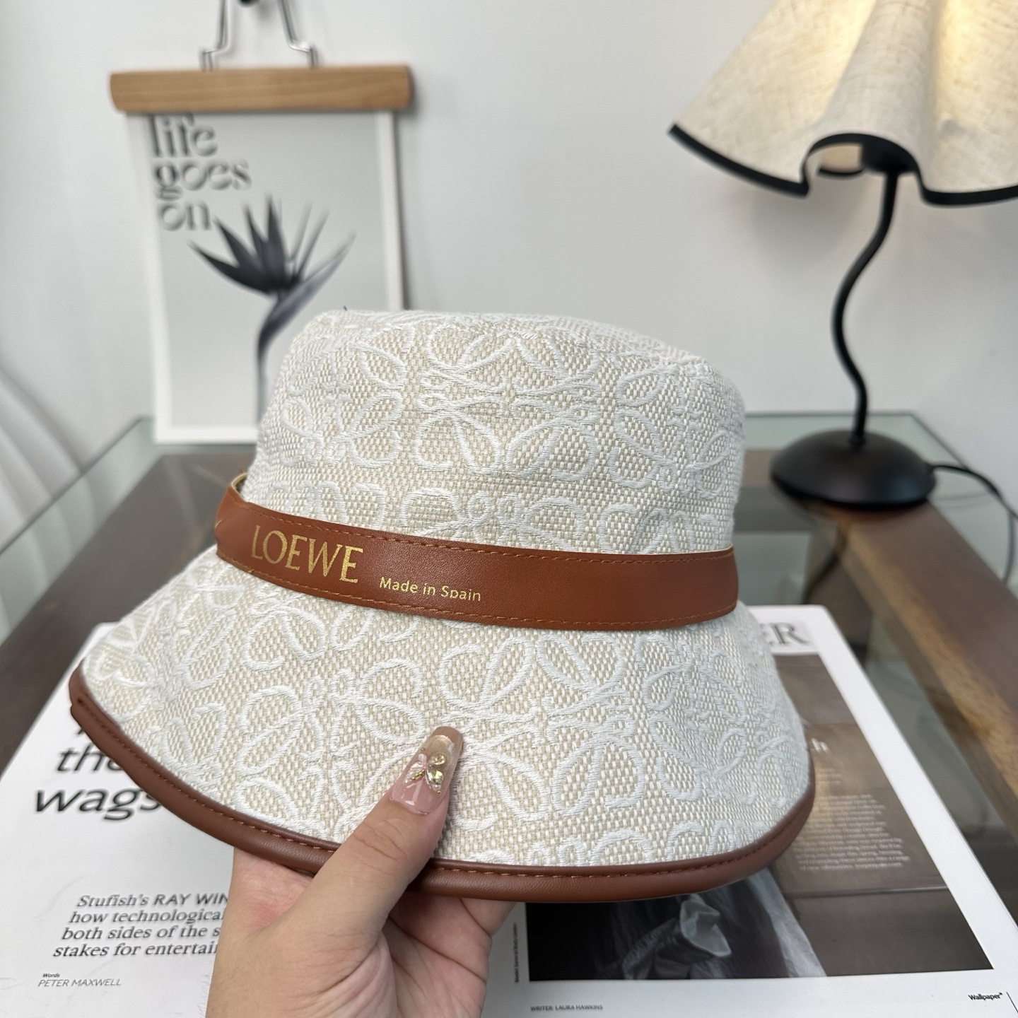 LOEWE罗意威 专柜新品渔夫帽，原单品质，内标齐全，头围57cm