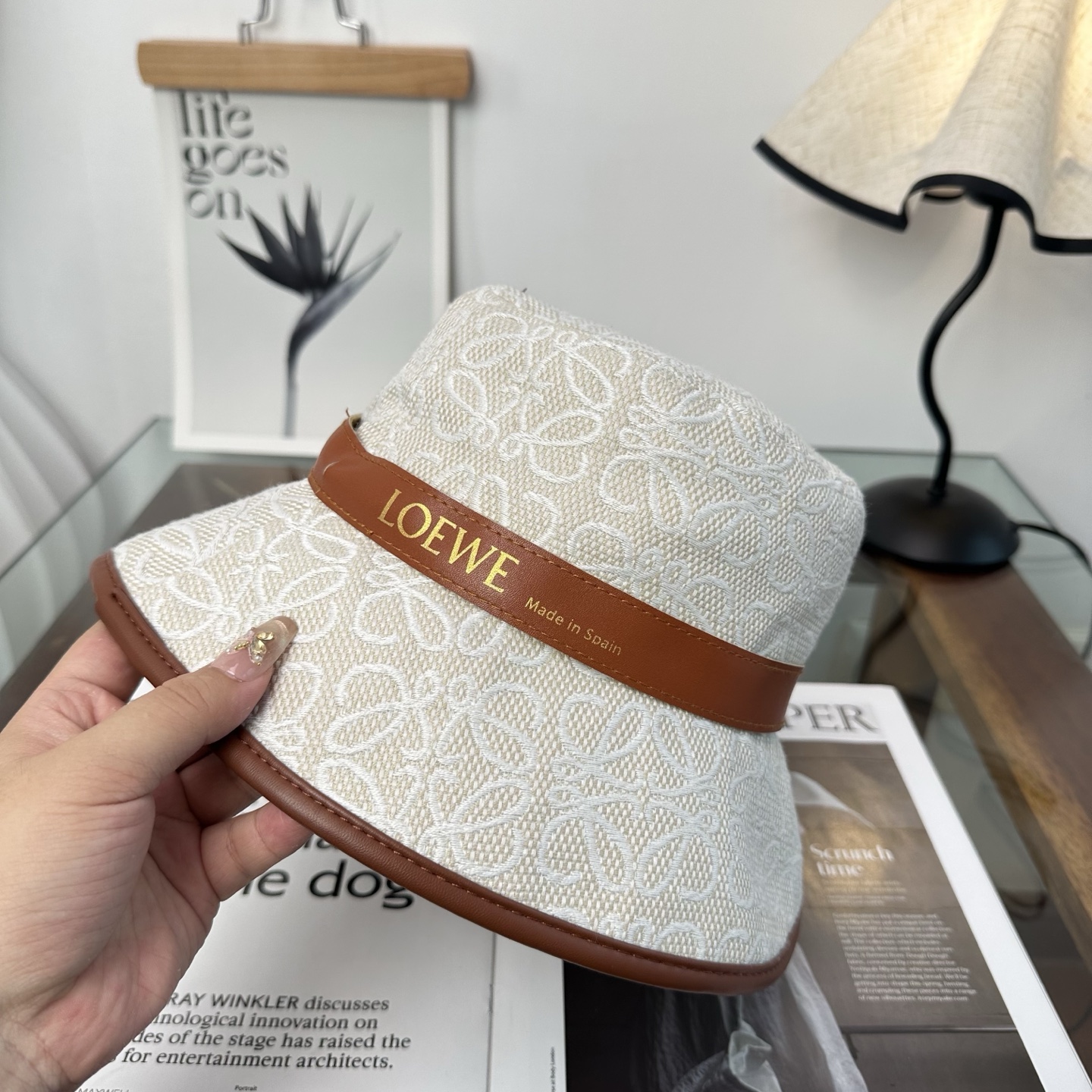 LOEWE罗意威 专柜新品渔夫帽，原单品质，内标齐全，头围57cm