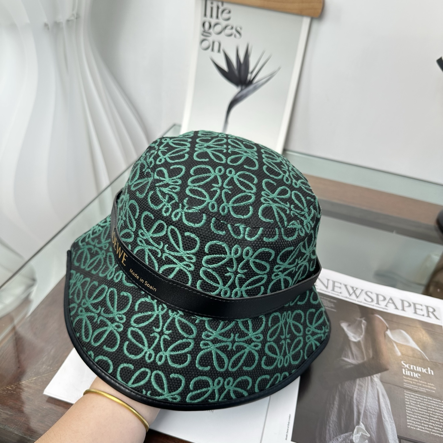 LOEWE罗意威 专柜新品渔夫帽，原单品质，内标齐全，头围57cm