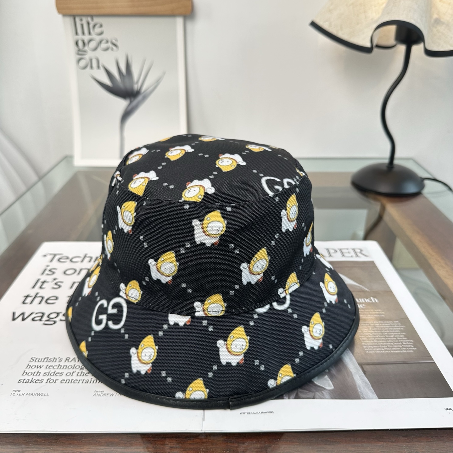 GUCCI古奇渔夫帽👒官网新品Gucci渔夫帽火爆来袭 工艺非常精美 高档大气上档次！低调奢华，方便携带