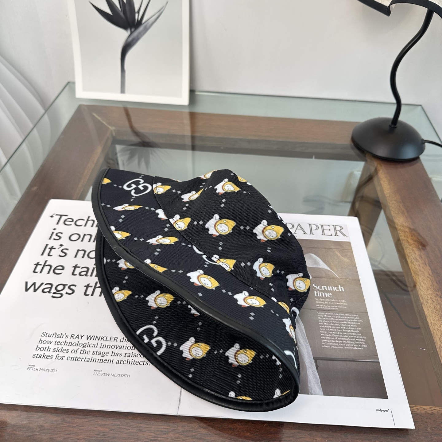 GUCCI古奇渔夫帽👒官网新品Gucci渔夫帽火爆来袭 工艺非常精美 高档大气上档次！低调奢华，方便携带