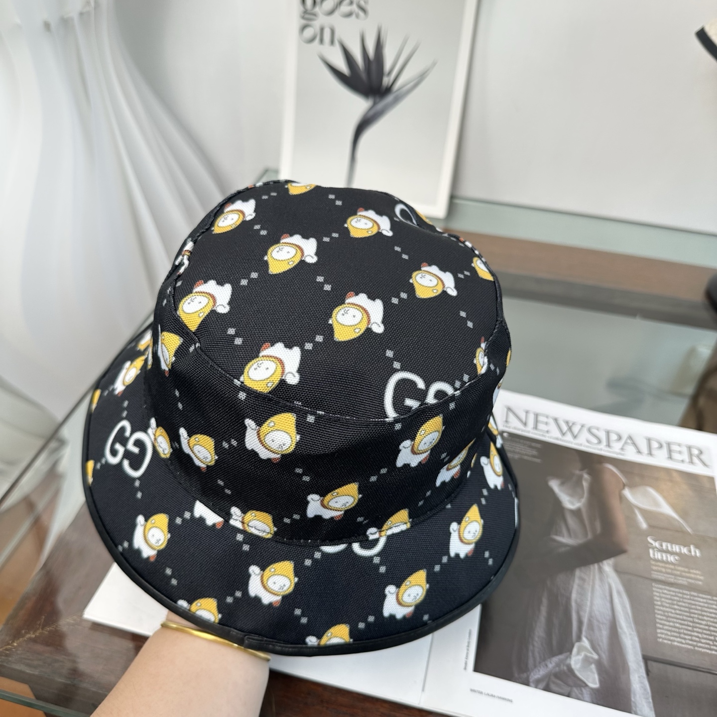 GUCCI古奇渔夫帽👒官网新品Gucci渔夫帽火爆来袭 工艺非常精美 高档大气上档次！低调奢华，方便携带