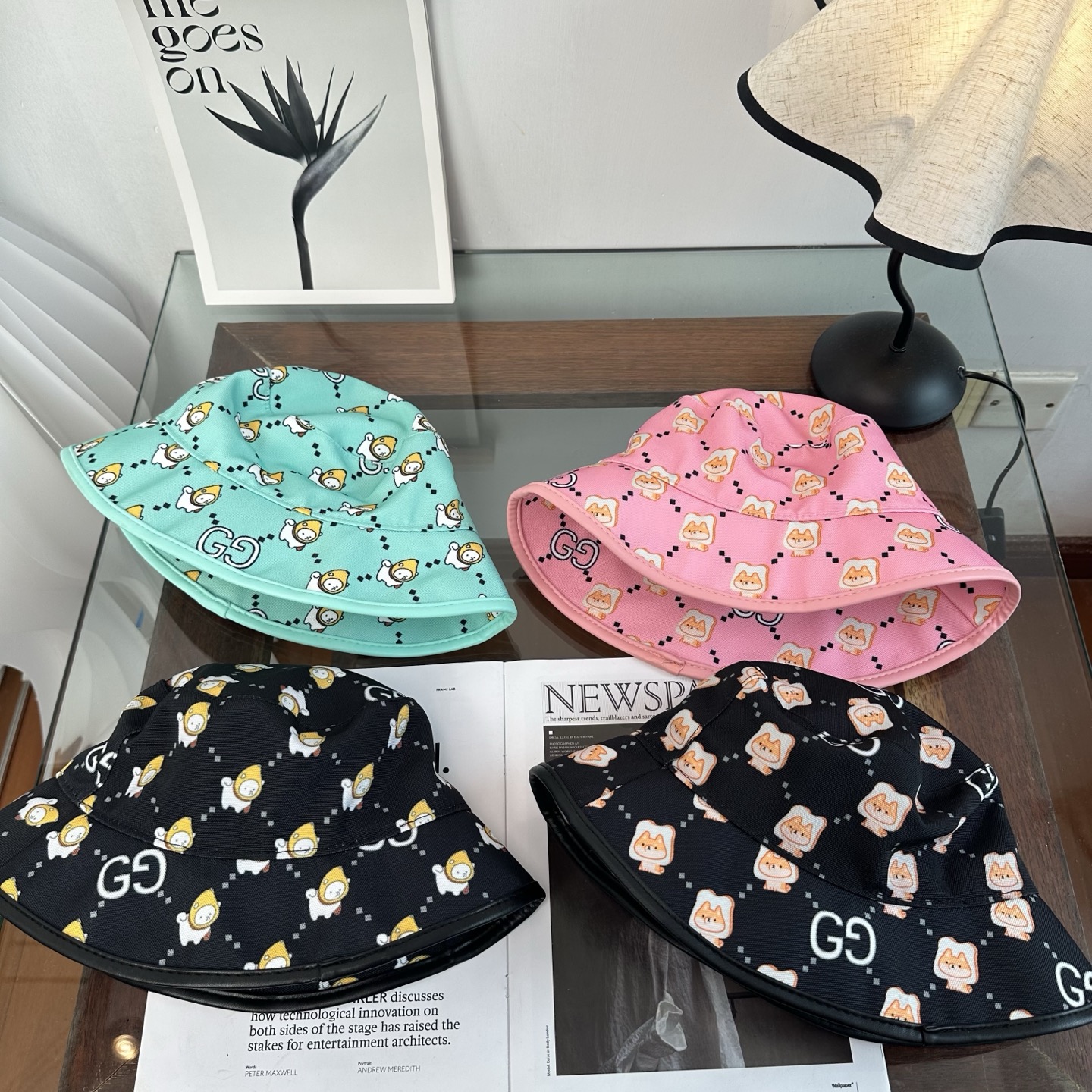 GUCCI古奇渔夫帽👒官网新品Gucci渔夫帽火爆来袭 工艺非常精美 高档大气上档次！低调奢华，方便携带