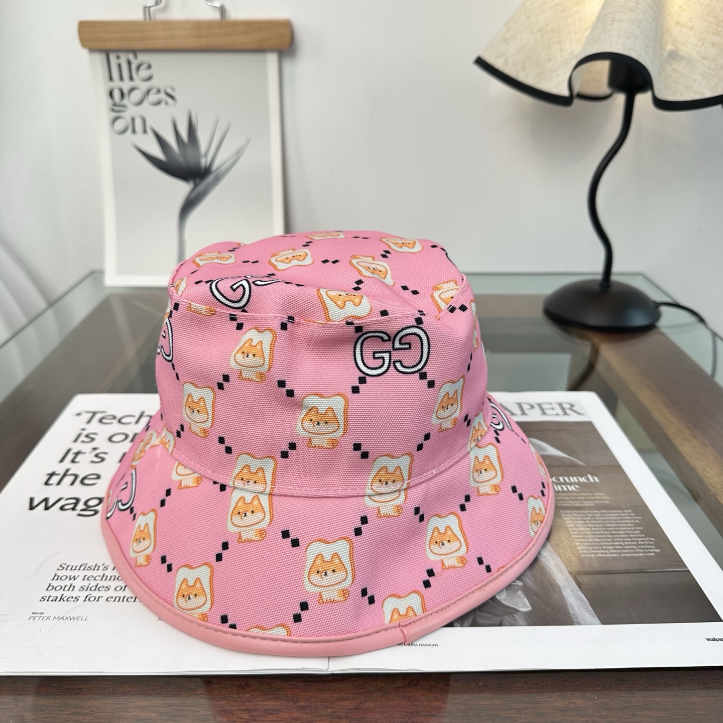 GUCCI古奇渔夫帽👒官网新品Gucci渔夫帽火爆来袭 工艺非常精美 高档大气上档次！低调奢华，方便携带