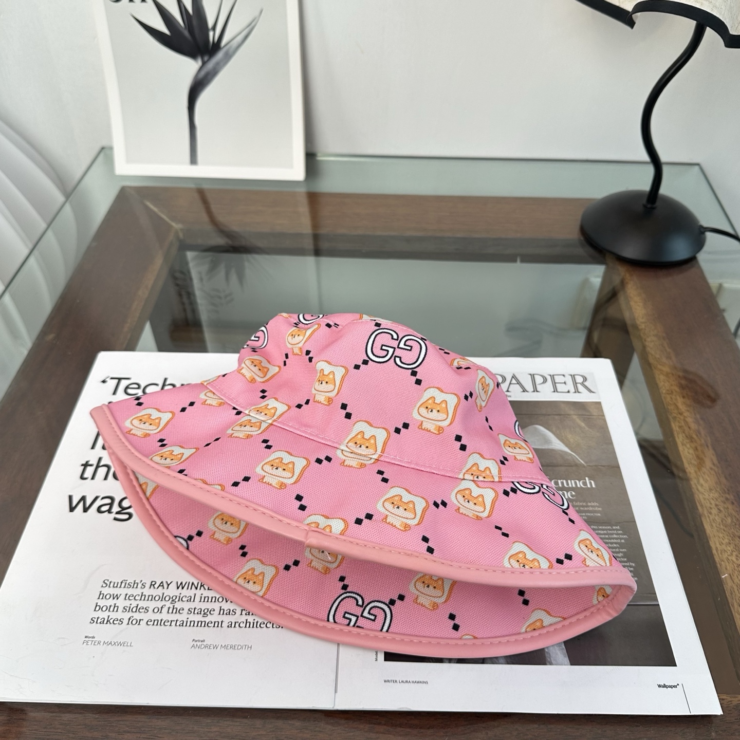 GUCCI古奇渔夫帽👒官网新品Gucci渔夫帽火爆来袭 工艺非常精美 高档大气上档次！低调奢华，方便携带