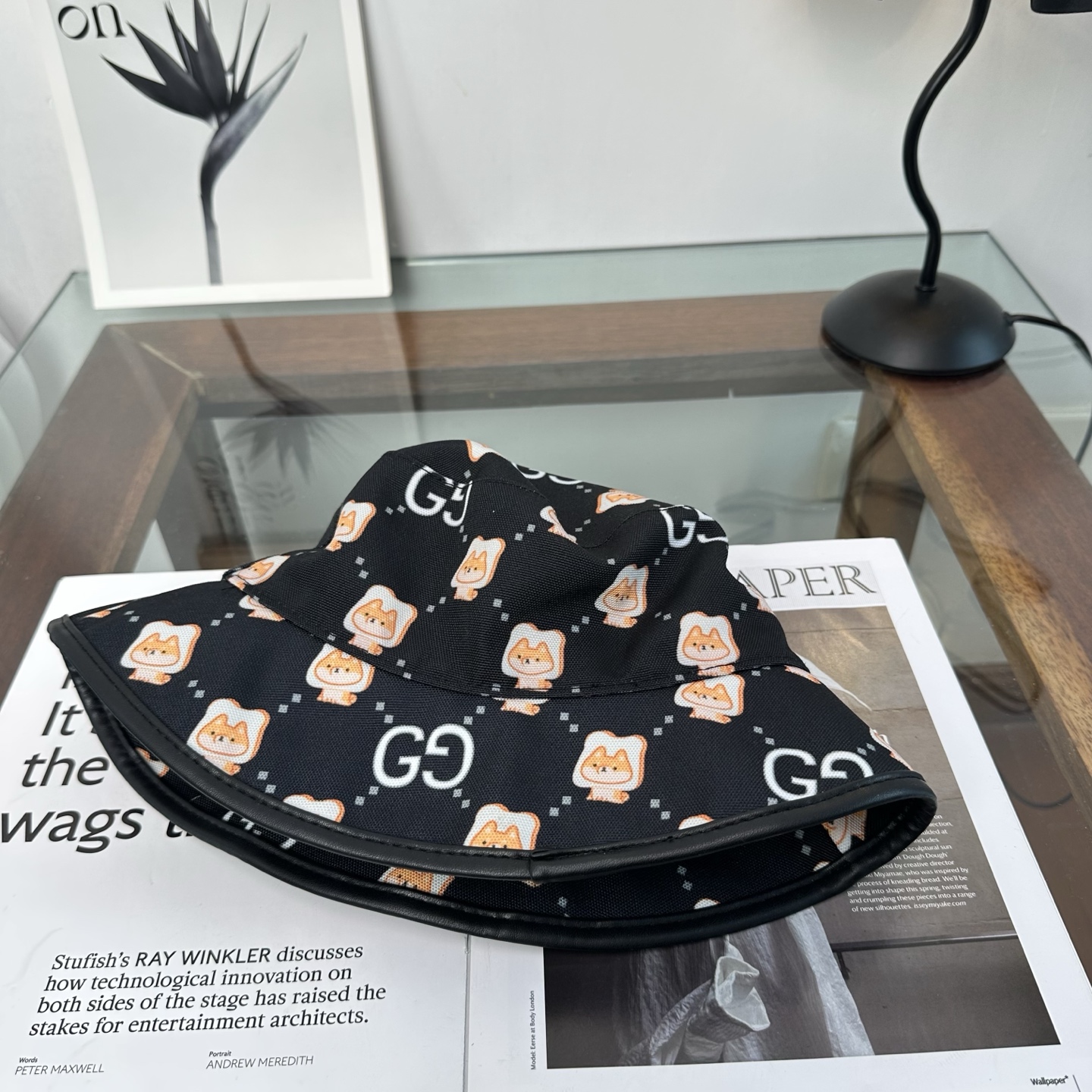 GUCCI古奇渔夫帽👒官网新品Gucci渔夫帽火爆来袭 工艺非常精美 高档大气上档次！低调奢华，方便携带
