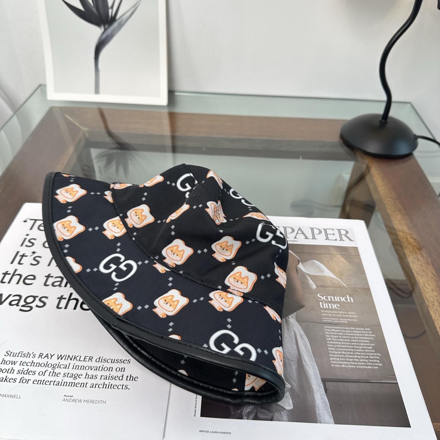 GUCCI古奇渔夫帽👒官网新品Gucci渔夫帽火爆来袭 工艺非常精美 高档大气上档次！低调奢华，方便携带