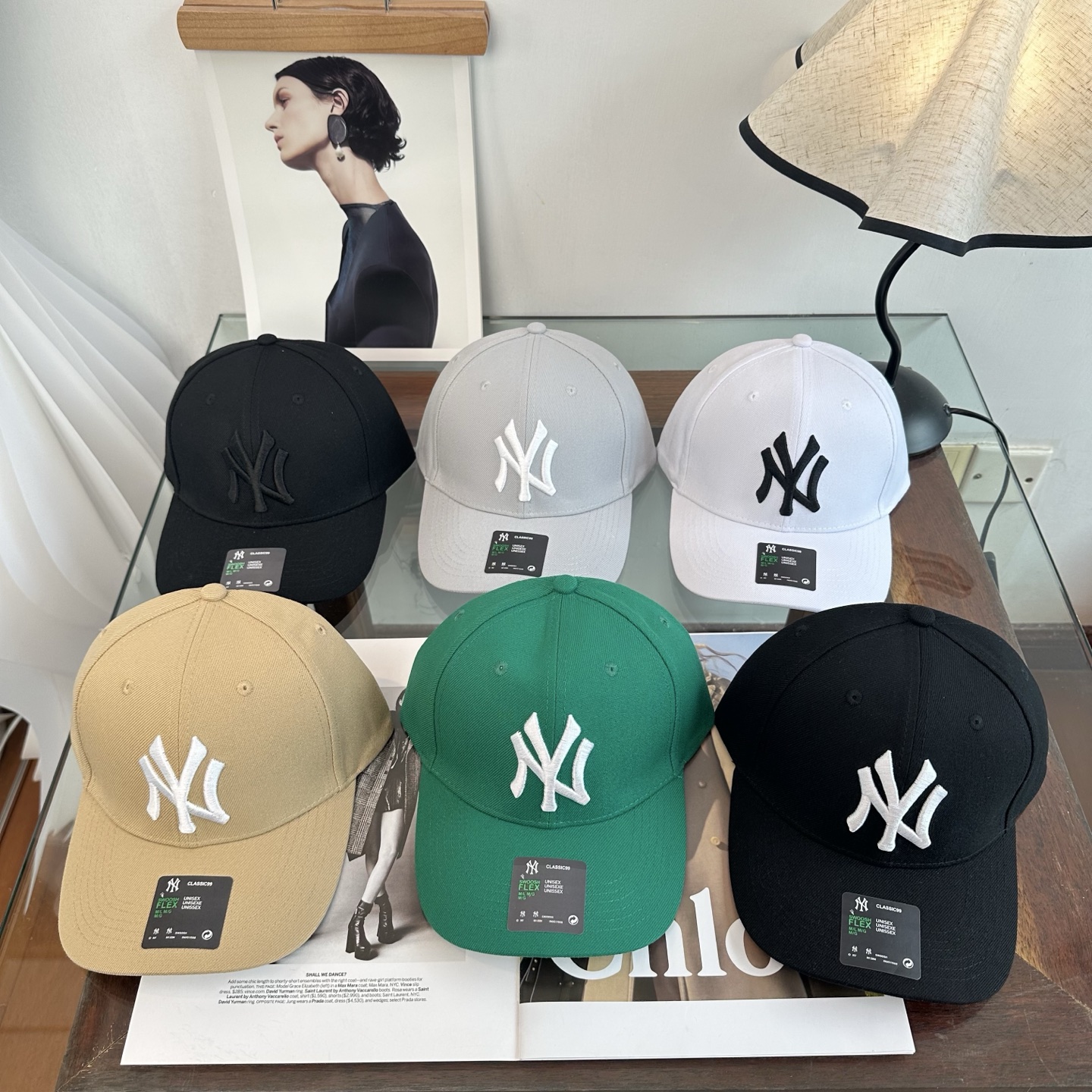 韩国正品MLB棒球帽🔥NY最新最火的帽子就在这👏👏最新款棒球帽刺绣男女情侣款鸭舌帽❗最新款 ，爆炸款全线