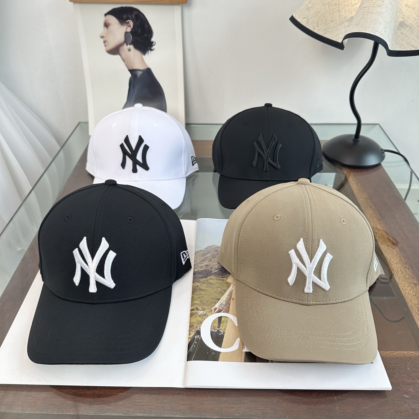 韩国正品MLB棒球帽🔥NY最新最火的帽子就在这👏👏最新款棒球帽刺绣男女情侣款鸭舌帽❗最新款 ，爆炸款全线