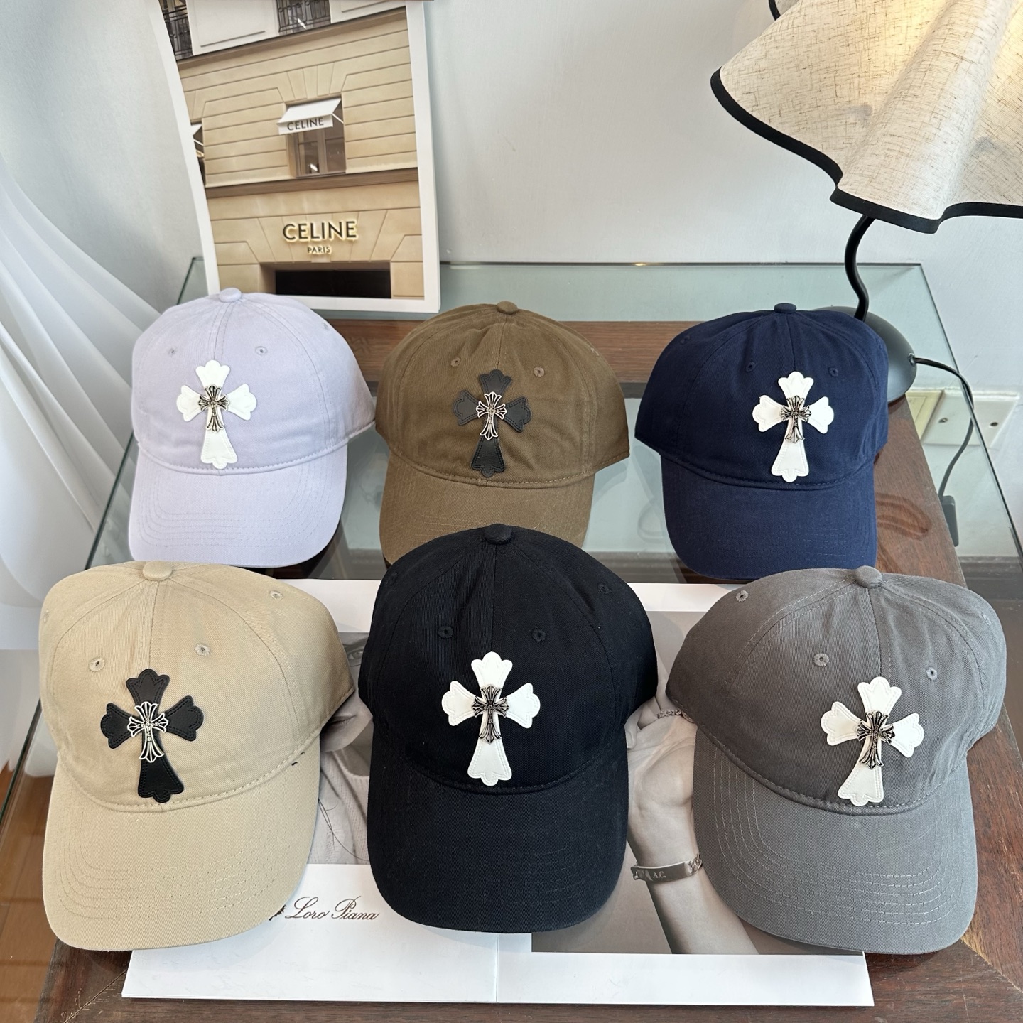 Chrome hearts 克罗心 新款十字架 高品质棒球帽，高端定制版！网红时尚博主同款！墙裂推荐！质