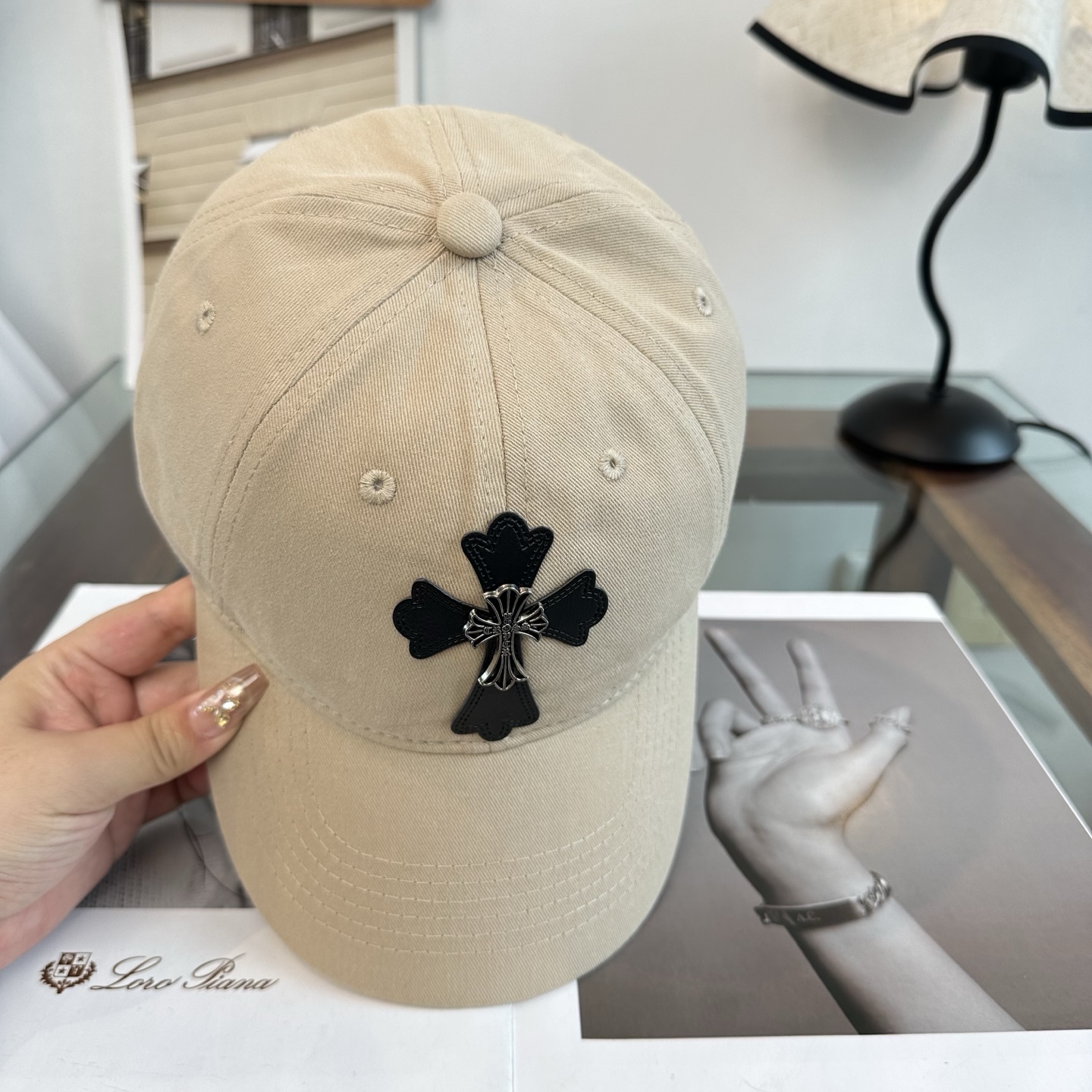 Chrome hearts 克罗心 新款十字架 高品质棒球帽，高端定制版！网红时尚博主同款！墙裂推荐！质