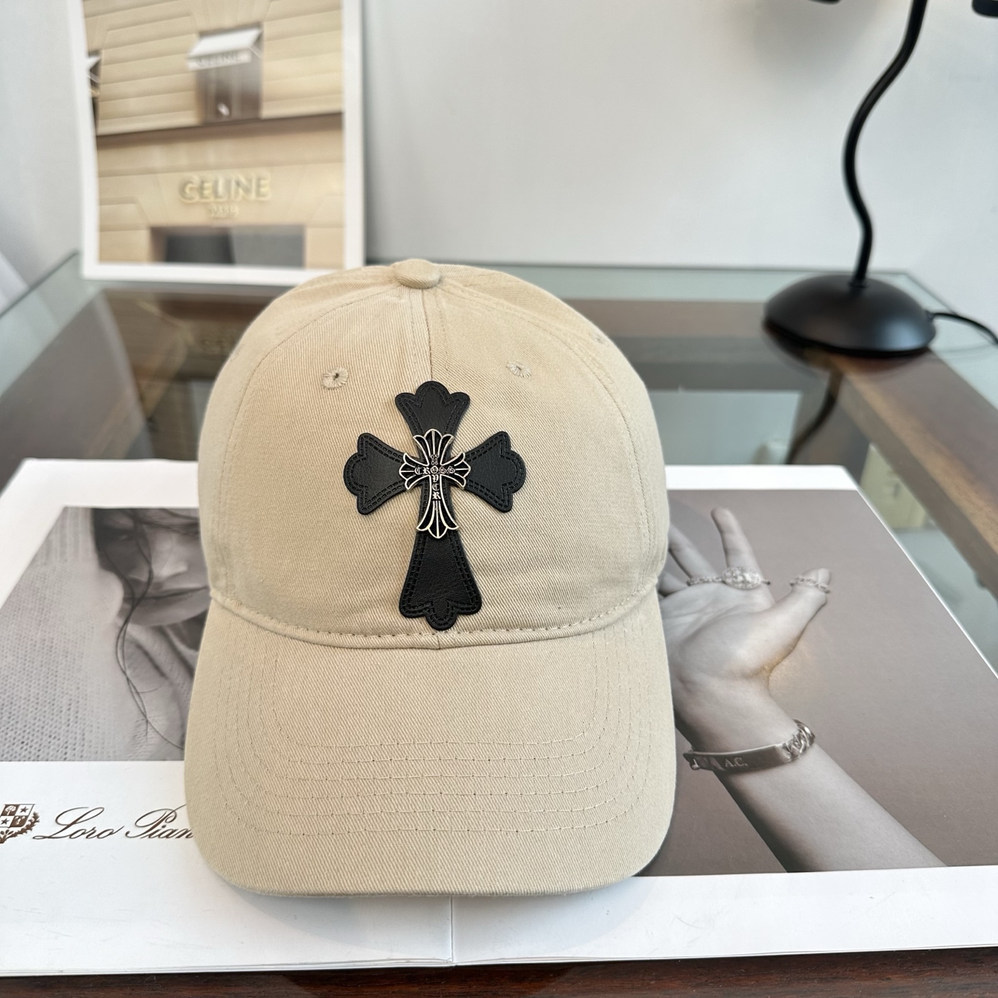 Chrome hearts 克罗心 新款十字架 高品质棒球帽，高端定制版！网红时尚博主同款！墙裂推荐！质