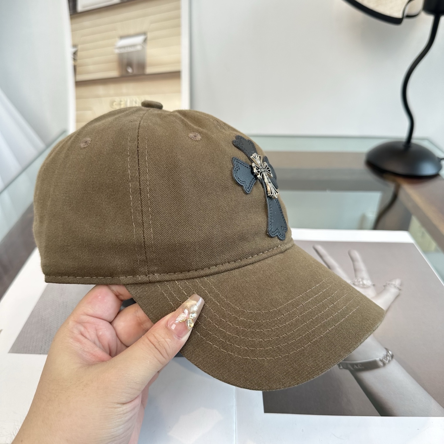Chrome hearts 克罗心 新款十字架 高品质棒球帽，高端定制版！网红时尚博主同款！墙裂推荐！质