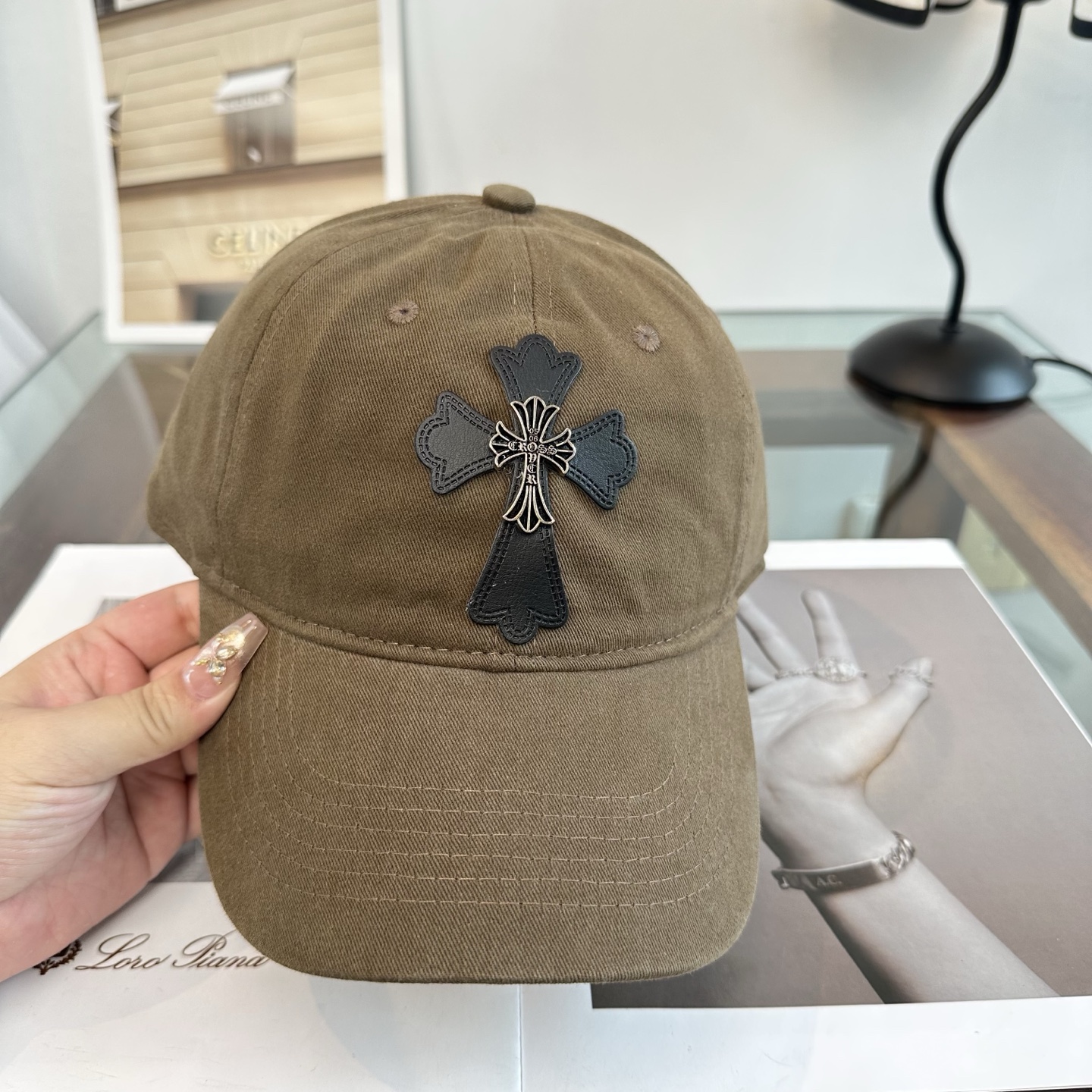 Chrome hearts 克罗心 新款十字架 高品质棒球帽，高端定制版！网红时尚博主同款！墙裂推荐！质
