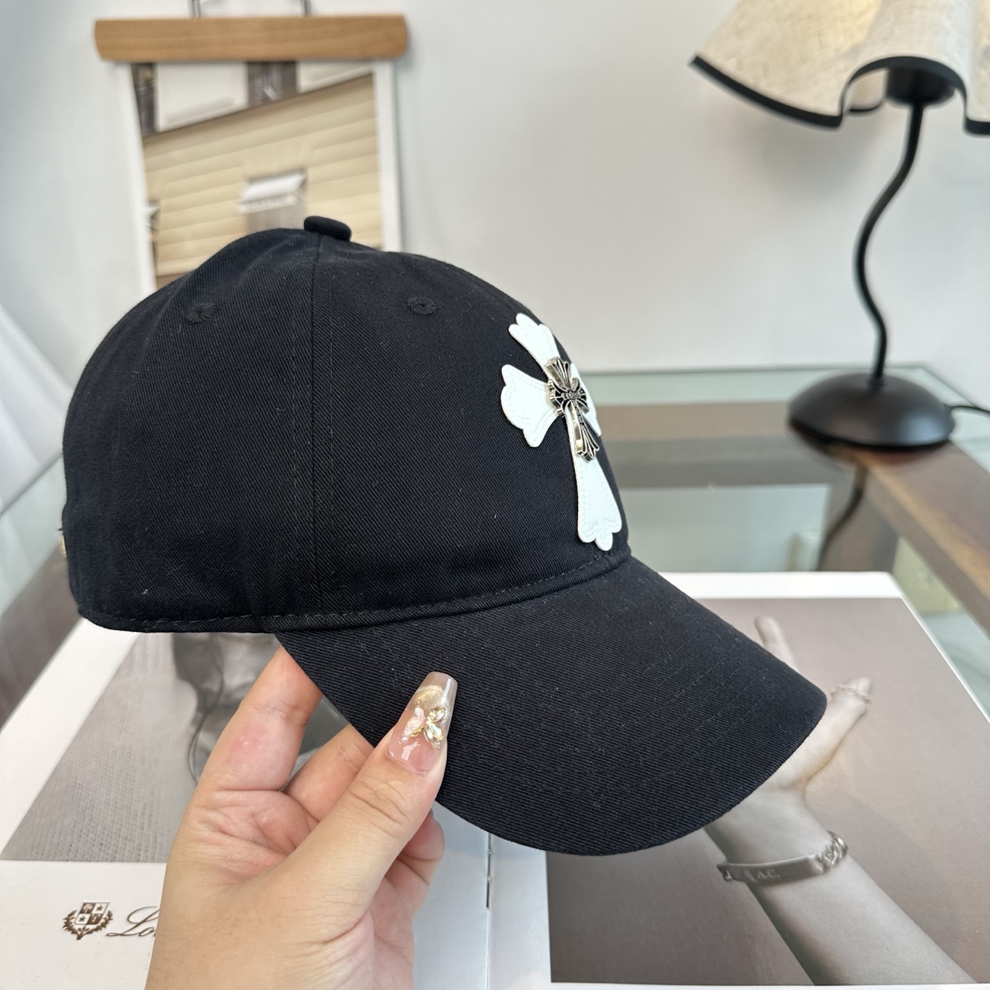 Chrome hearts 克罗心 新款十字架 高品质棒球帽，高端定制版！网红时尚博主同款！墙裂推荐！质