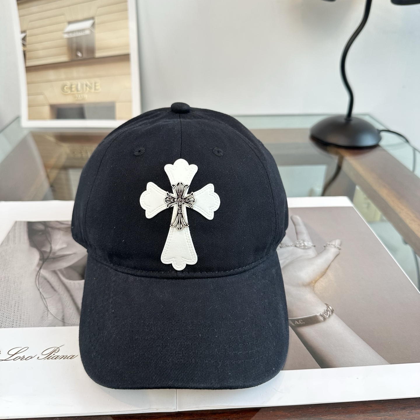 Chrome hearts 克罗心 新款十字架 高品质棒球帽，高端定制版！网红时尚博主同款！墙裂推荐！质