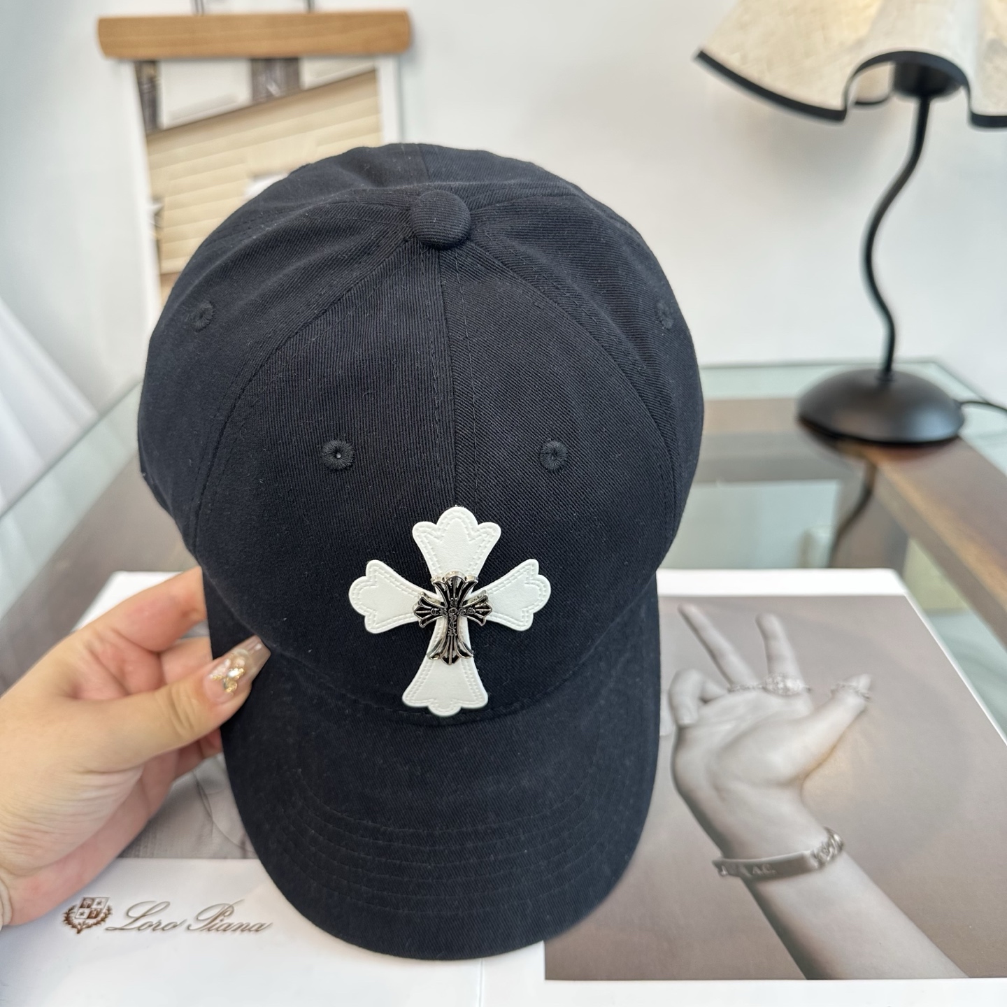 Chrome hearts 克罗心 新款十字架 高品质棒球帽，高端定制版！网红时尚博主同款！墙裂推荐！质