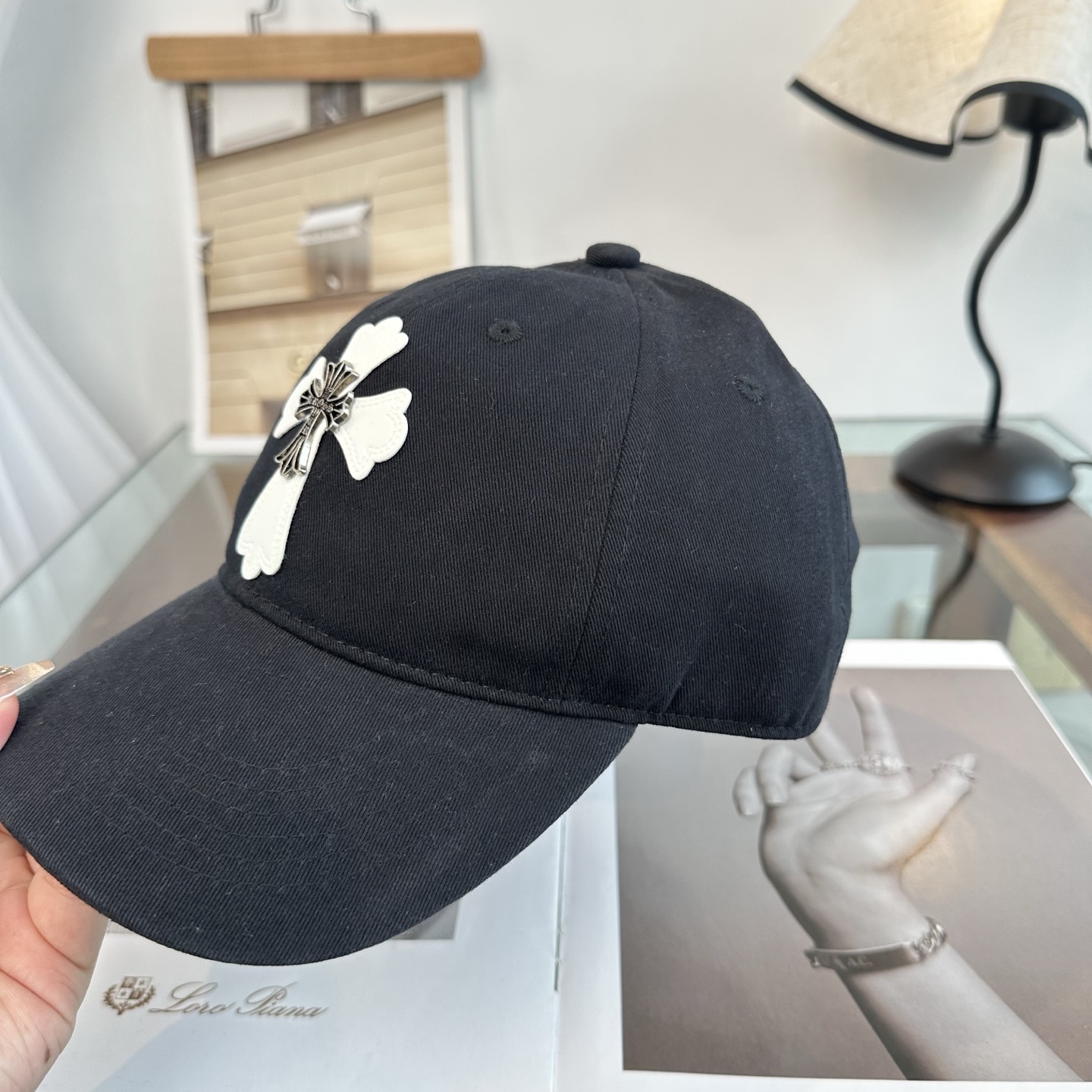 Chrome hearts 克罗心 新款十字架 高品质棒球帽，高端定制版！网红时尚博主同款！墙裂推荐！质