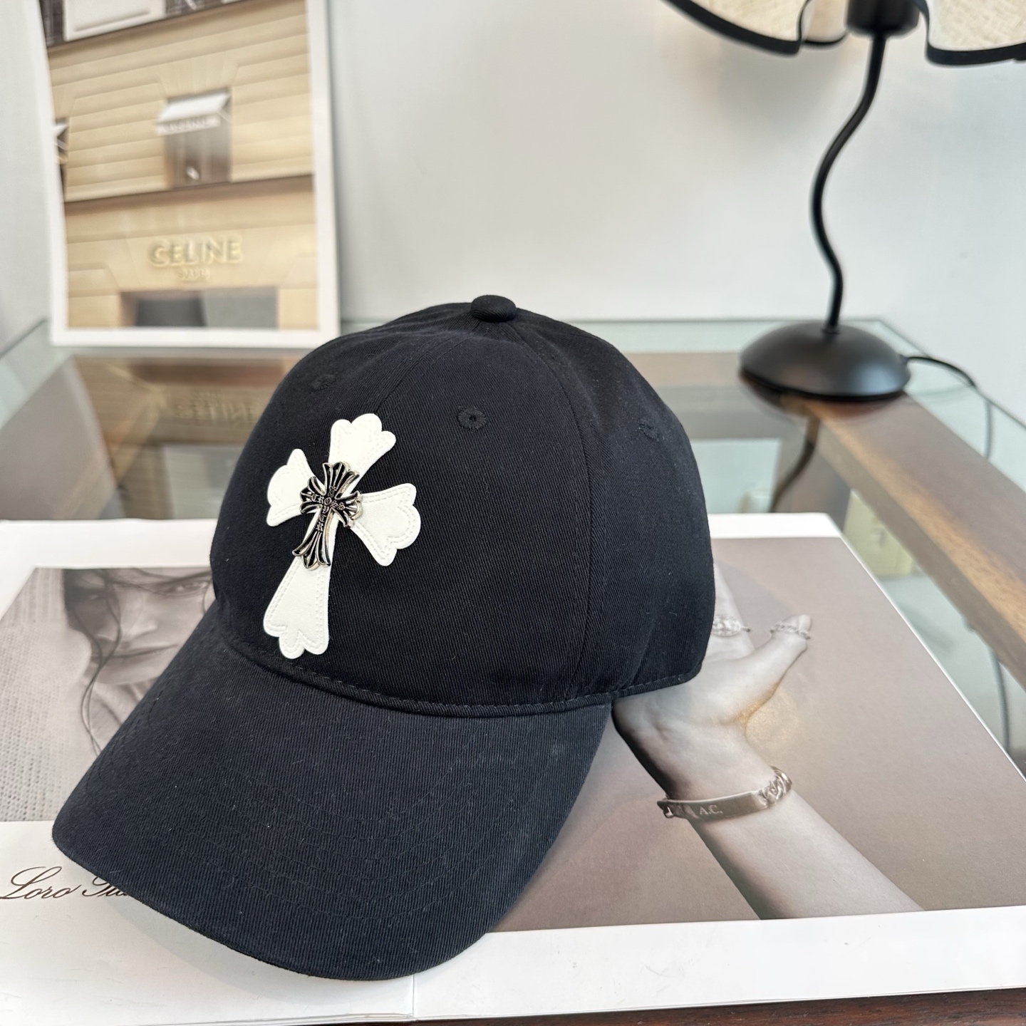 Chrome hearts 克罗心 新款十字架 高品质棒球帽，高端定制版！网红时尚博主同款！墙裂推荐！质