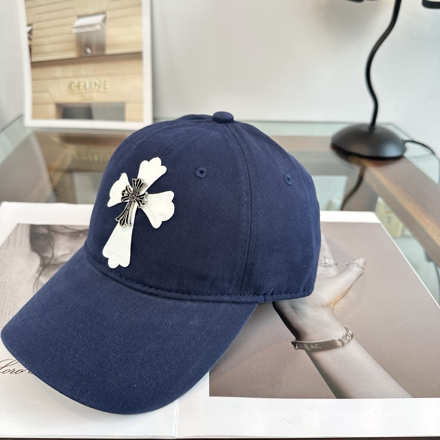 Chrome hearts 克罗心 新款十字架 高品质棒球帽，高端定制版！网红时尚博主同款！墙裂推荐！质