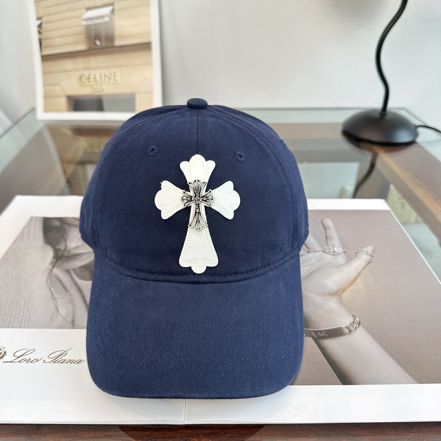 Chrome hearts 克罗心 新款十字架 高品质棒球帽，高端定制版！网红时尚博主同款！墙裂推荐！质