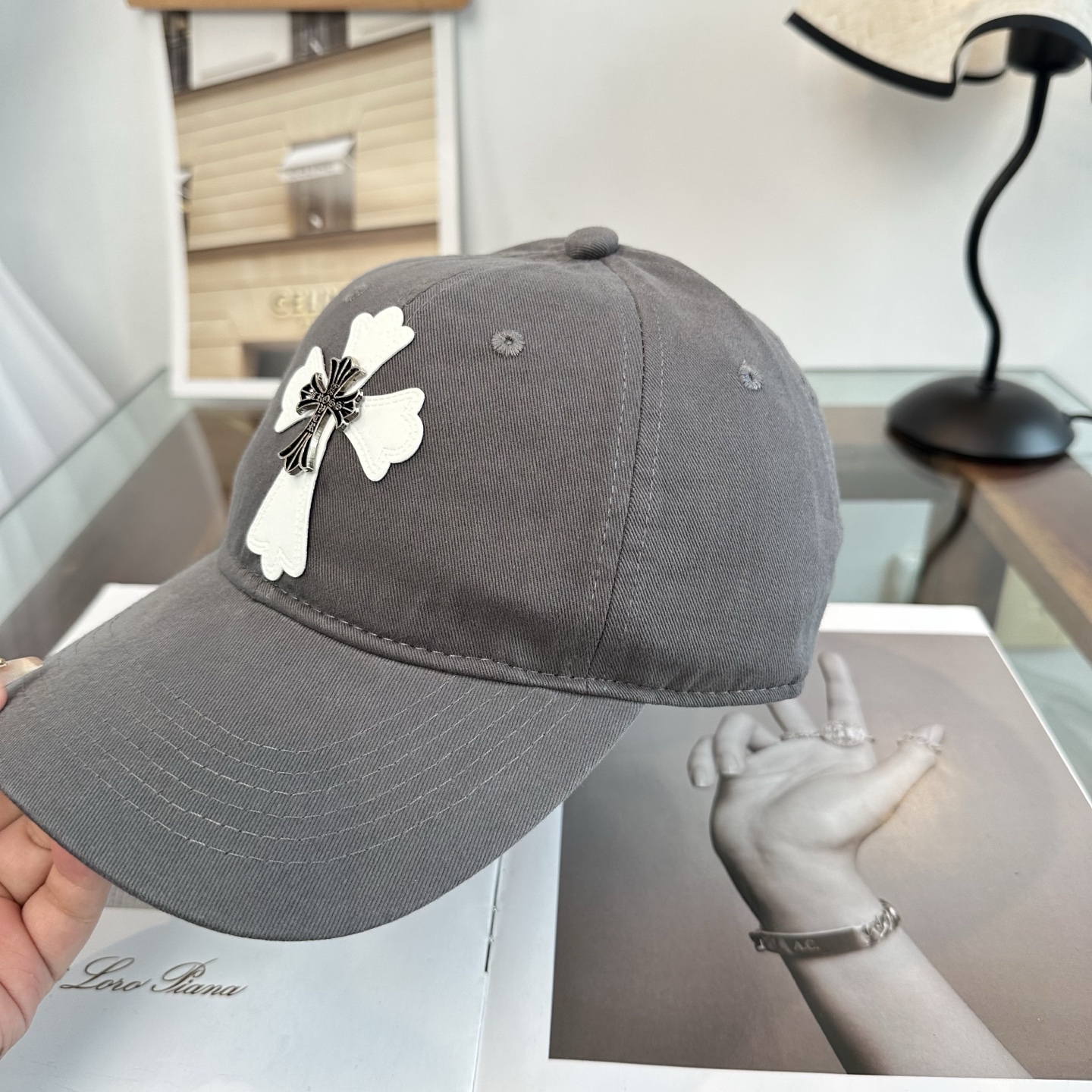 Chrome hearts 克罗心 新款十字架 高品质棒球帽，高端定制版！网红时尚博主同款！墙裂推荐！质