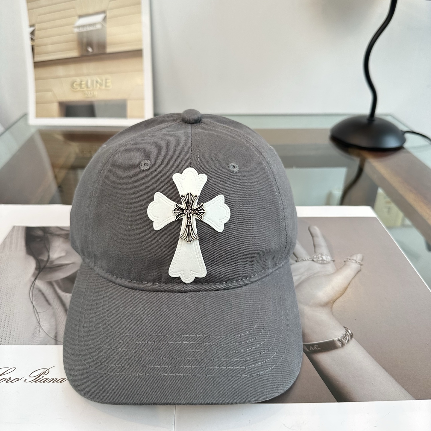 Chrome hearts 克罗心 新款十字架 高品质棒球帽，高端定制版！网红时尚博主同款！墙裂推荐！质