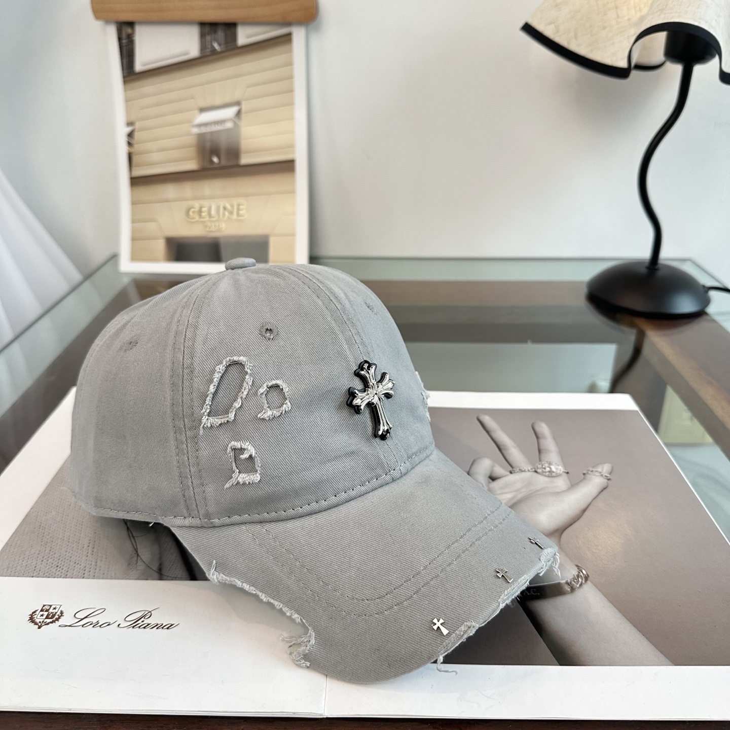 Chrome hearts 克罗心 新款十字架 高品质棒球帽，高端定制版！网红时尚博主同款！墙裂推荐！质