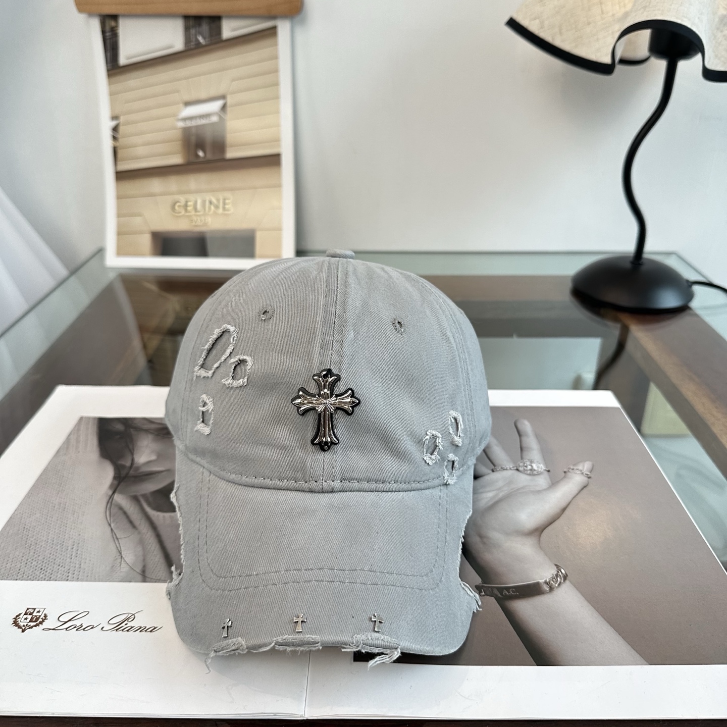 Chrome hearts 克罗心 新款十字架 高品质棒球帽，高端定制版！网红时尚博主同款！墙裂推荐！质