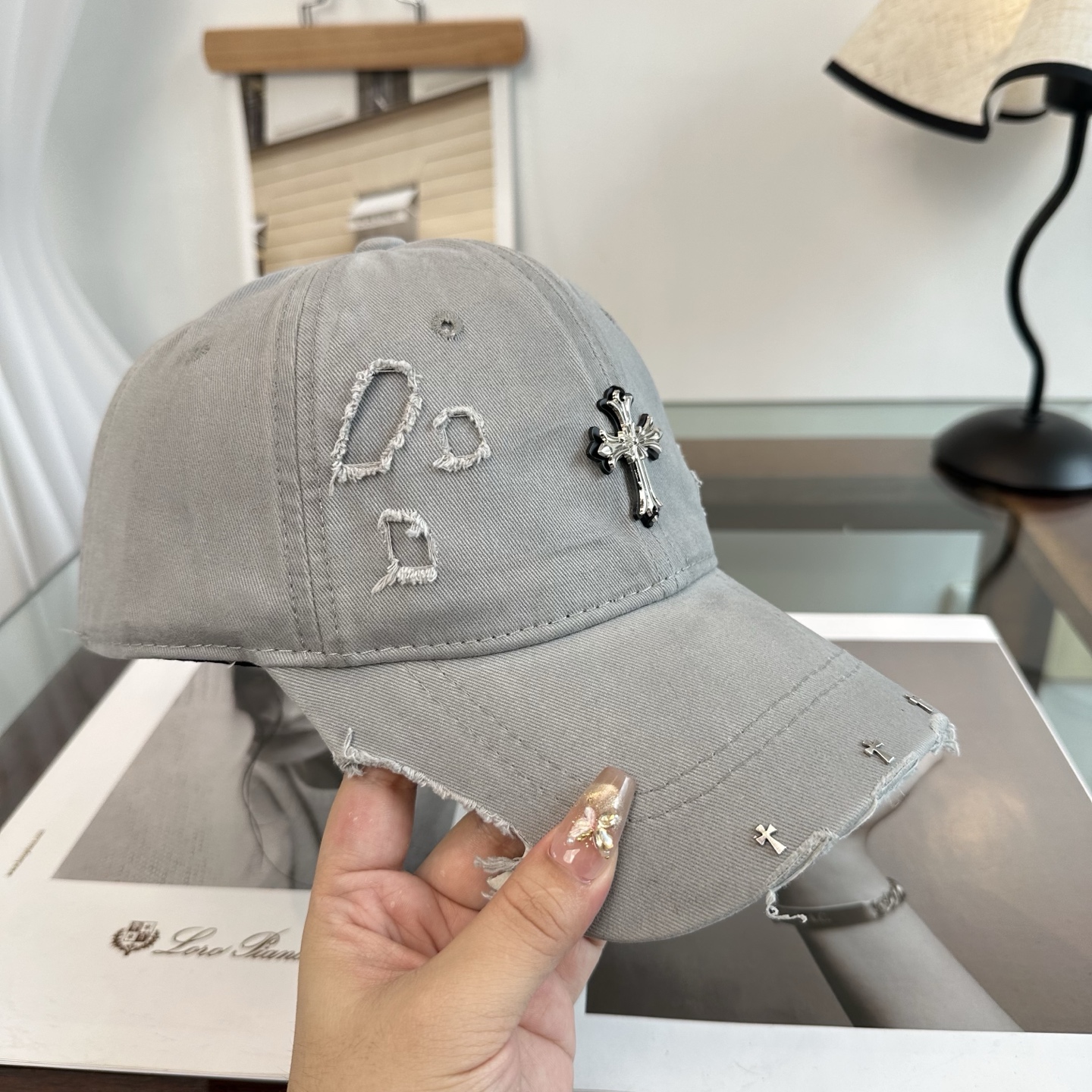 Chrome hearts 克罗心 新款十字架 高品质棒球帽，高端定制版！网红时尚博主同款！墙裂推荐！质