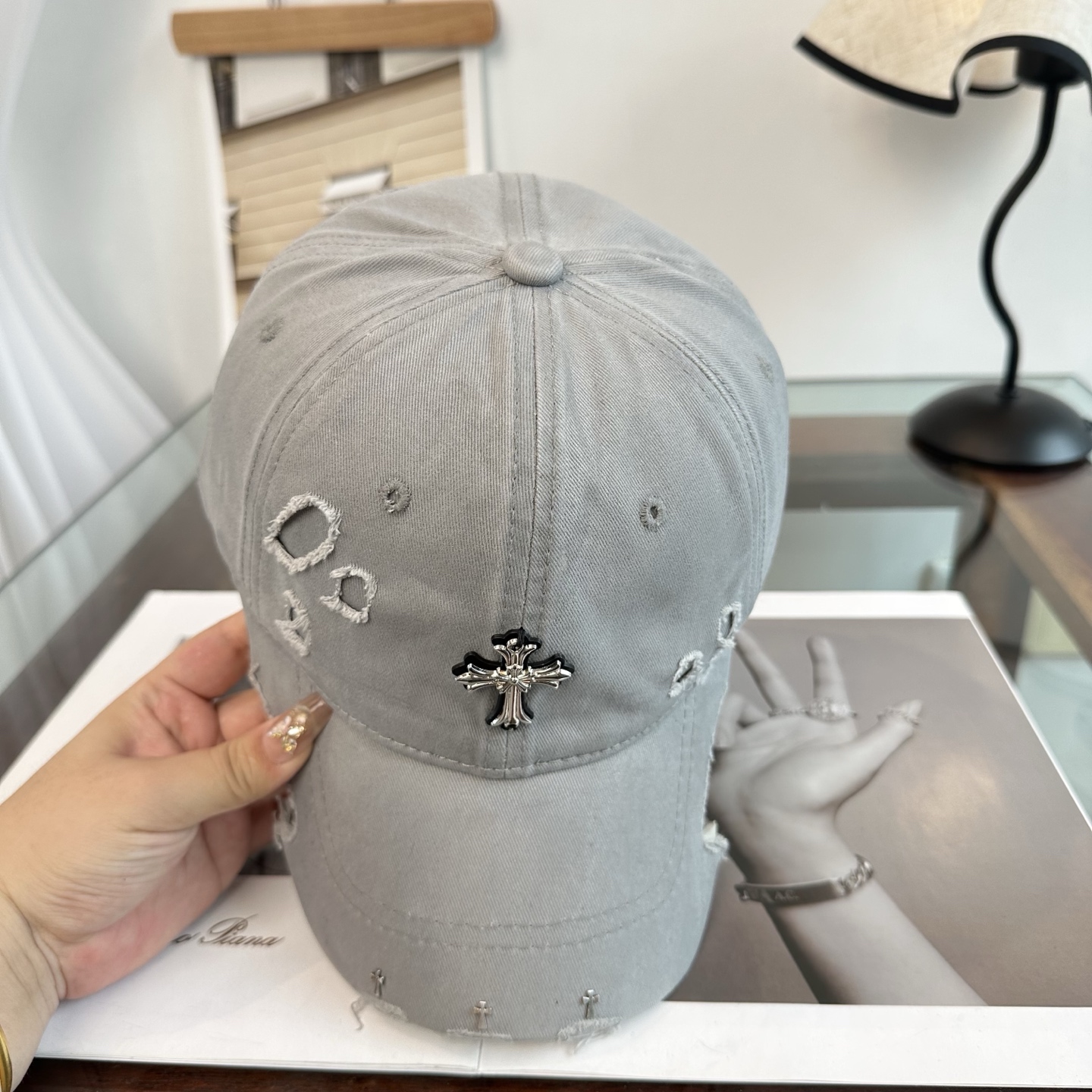 Chrome hearts 克罗心 新款十字架 高品质棒球帽，高端定制版！网红时尚博主同款！墙裂推荐！质