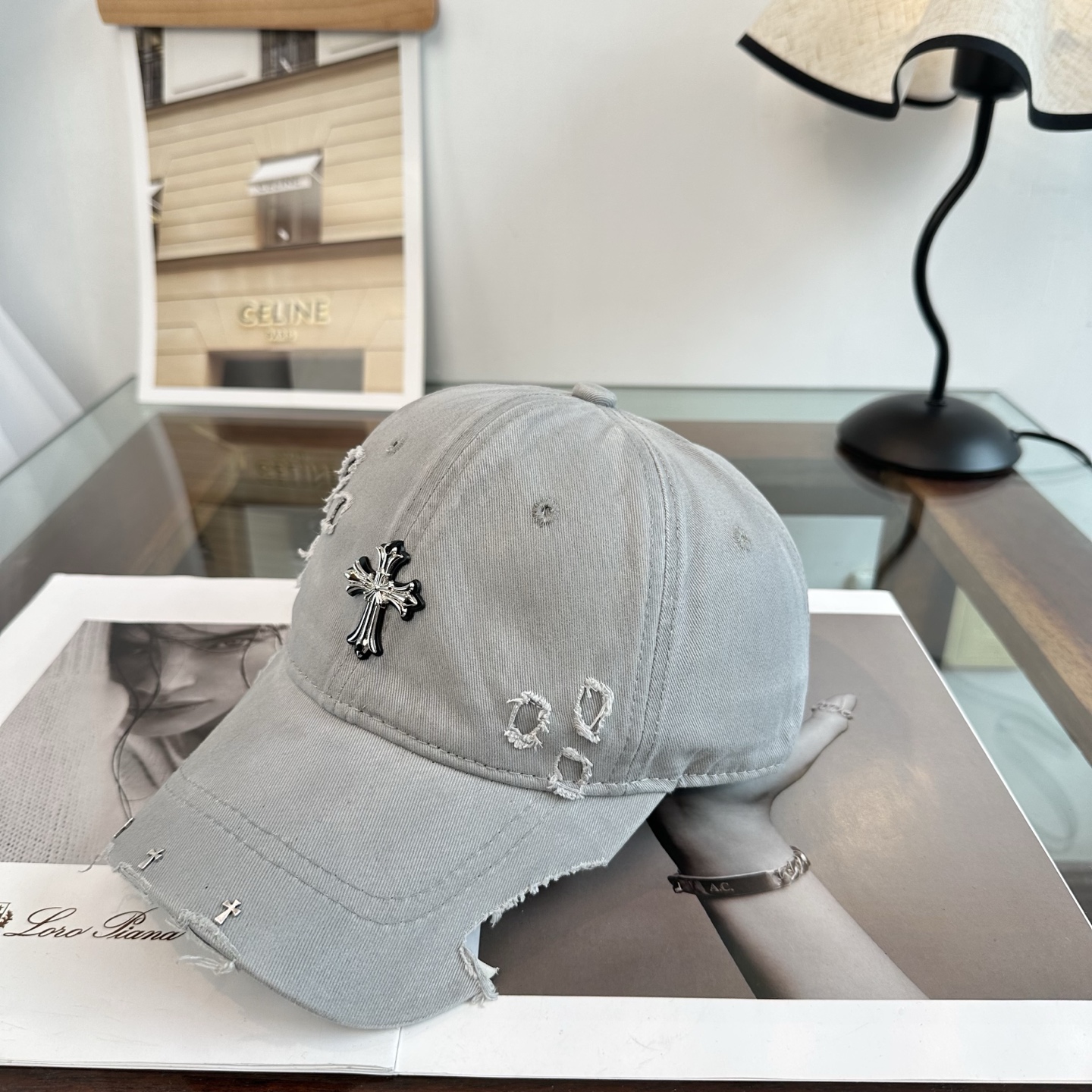 Chrome hearts 克罗心 新款十字架 高品质棒球帽，高端定制版！网红时尚博主同款！墙裂推荐！质