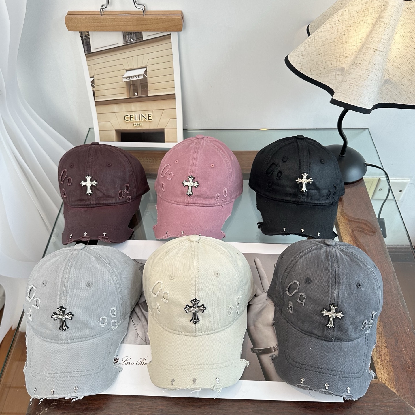 Chrome hearts 克罗心 新款十字架 高品质棒球帽，高端定制版！网红时尚博主同款！墙裂推荐！质