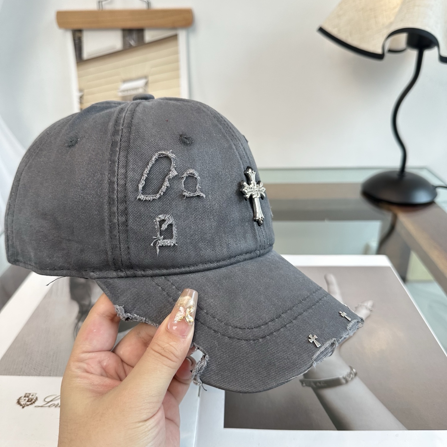 Chrome hearts 克罗心 新款十字架 高品质棒球帽，高端定制版！网红时尚博主同款！墙裂推荐！质