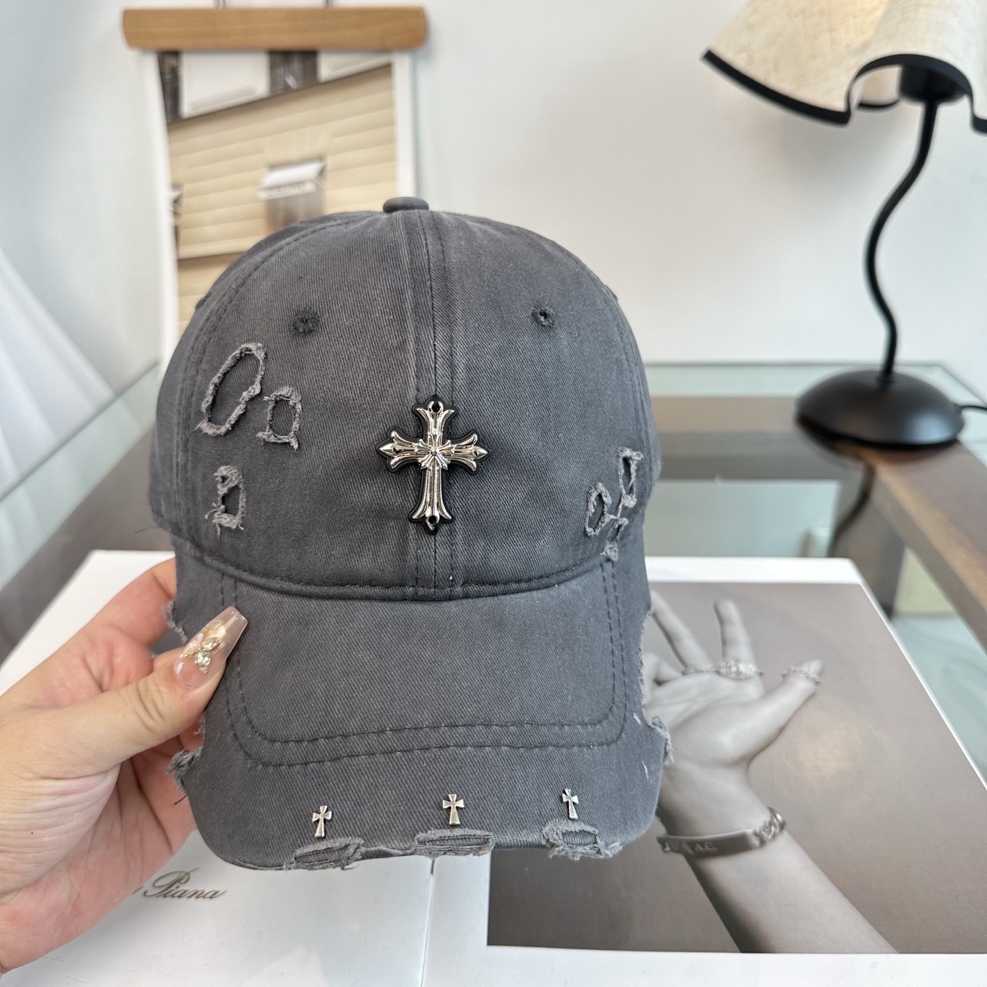 Chrome hearts 克罗心 新款十字架 高品质棒球帽，高端定制版！网红时尚博主同款！墙裂推荐！质
