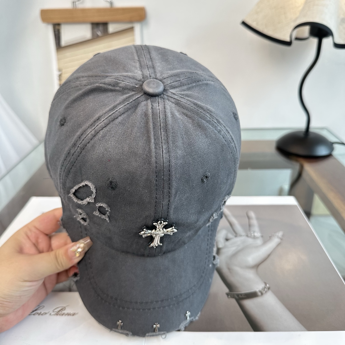 Chrome hearts 克罗心 新款十字架 高品质棒球帽，高端定制版！网红时尚博主同款！墙裂推荐！质