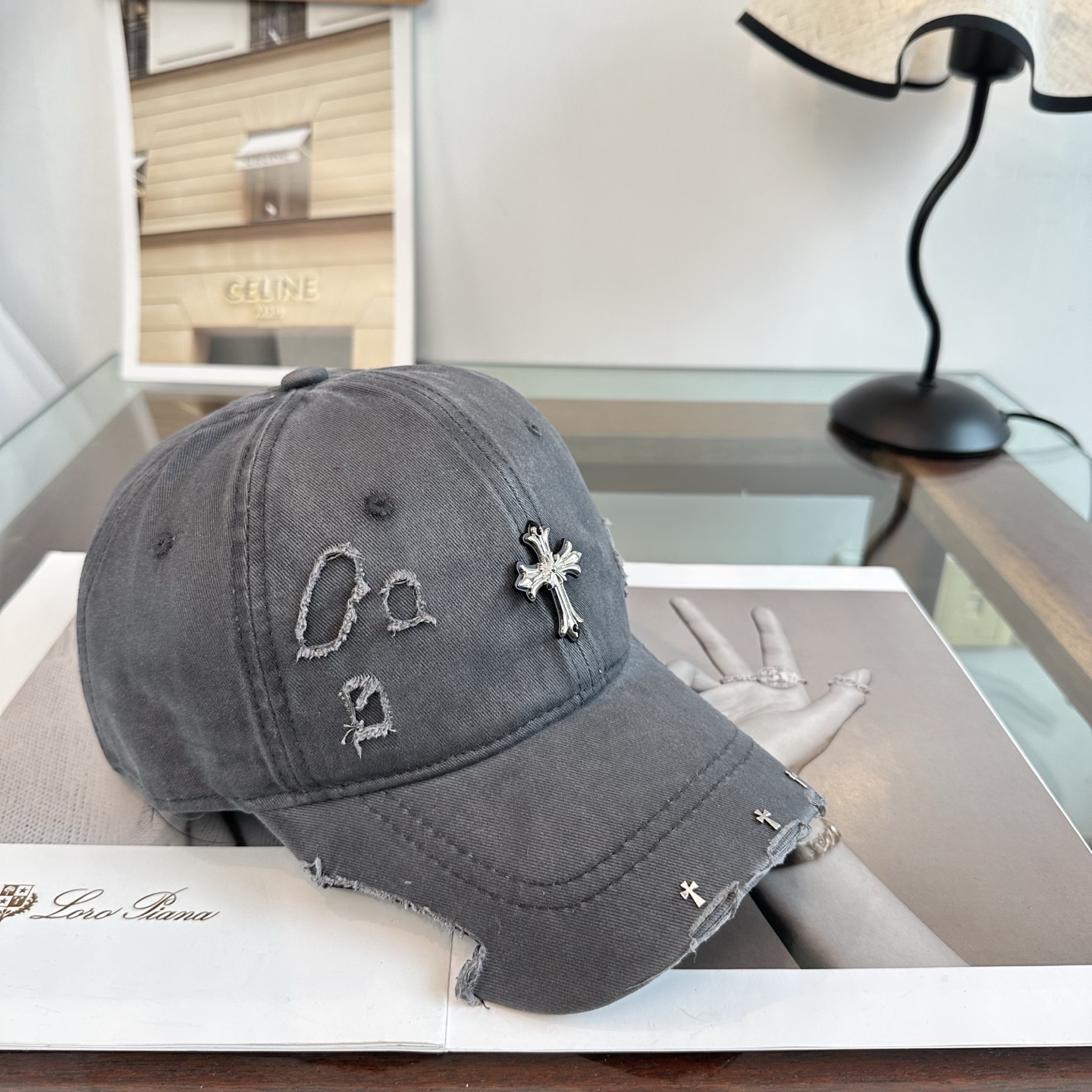 Chrome hearts 克罗心 新款十字架 高品质棒球帽，高端定制版！网红时尚博主同款！墙裂推荐！质
