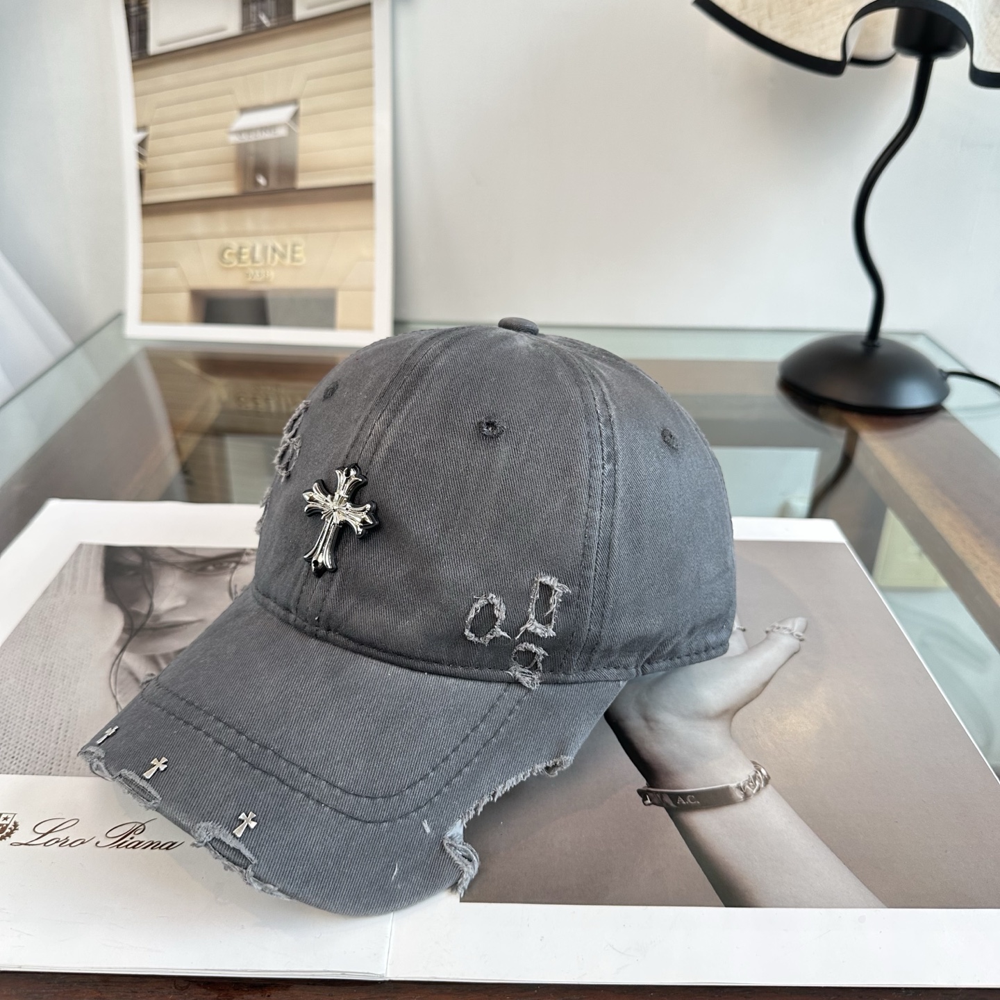 Chrome hearts 克罗心 新款十字架 高品质棒球帽，高端定制版！网红时尚博主同款！墙裂推荐！质