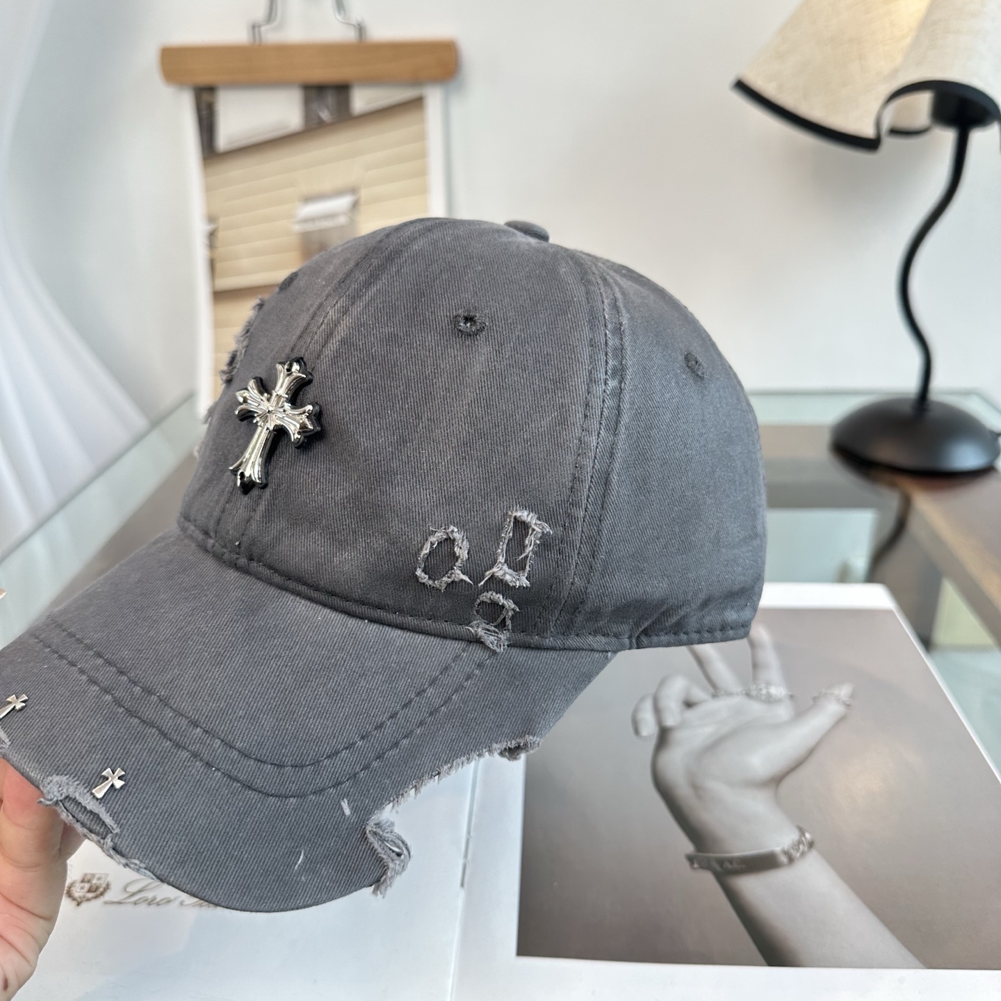 Chrome hearts 克罗心 新款十字架 高品质棒球帽，高端定制版！网红时尚博主同款！墙裂推荐！质