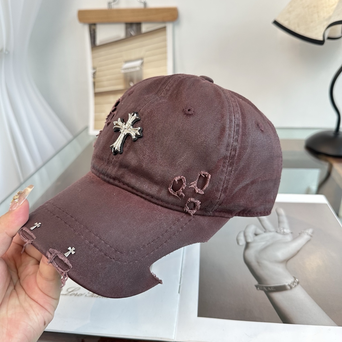 Chrome hearts 克罗心 新款十字架 高品质棒球帽，高端定制版！网红时尚博主同款！墙裂推荐！质