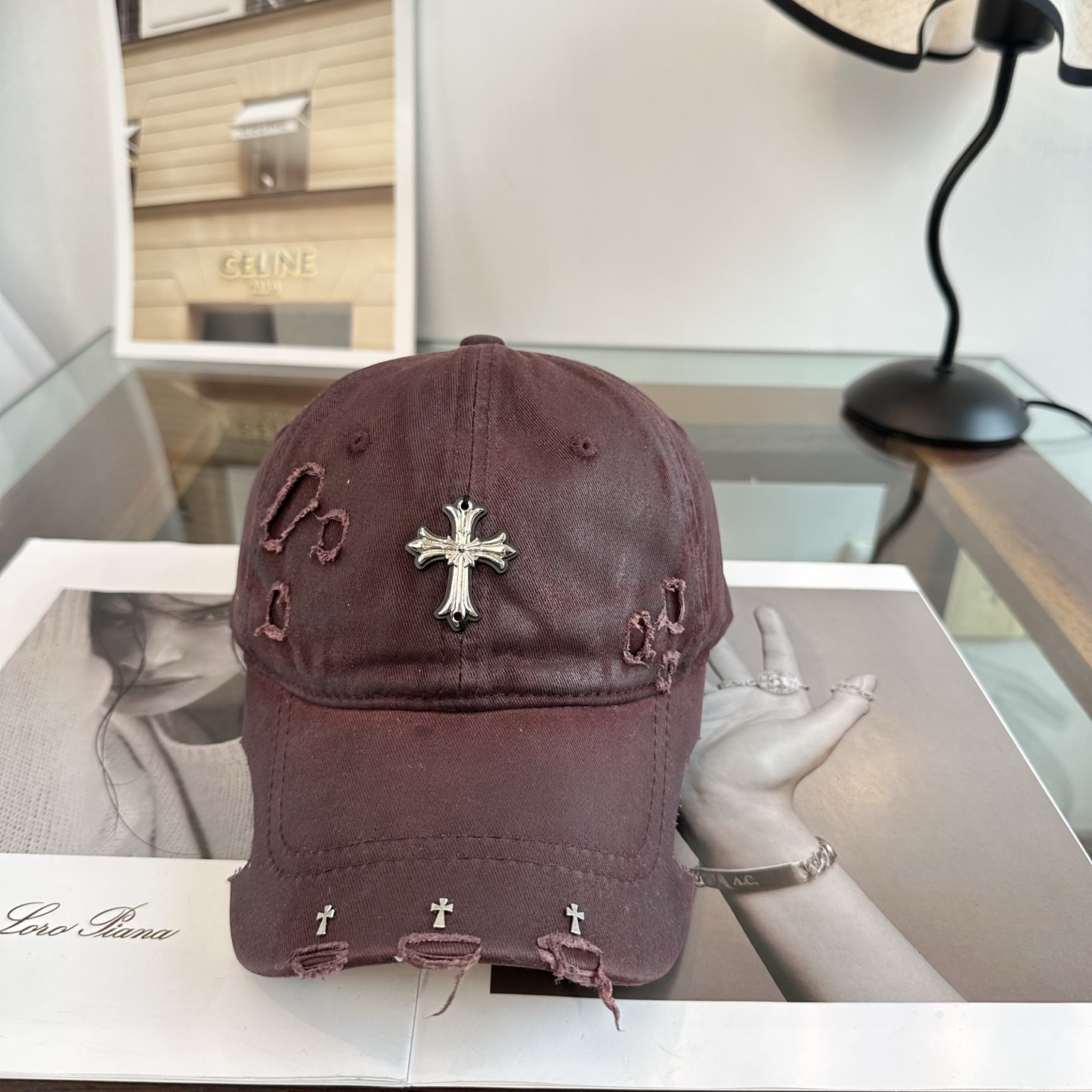 Chrome hearts 克罗心 新款十字架 高品质棒球帽，高端定制版！网红时尚博主同款！墙裂推荐！质