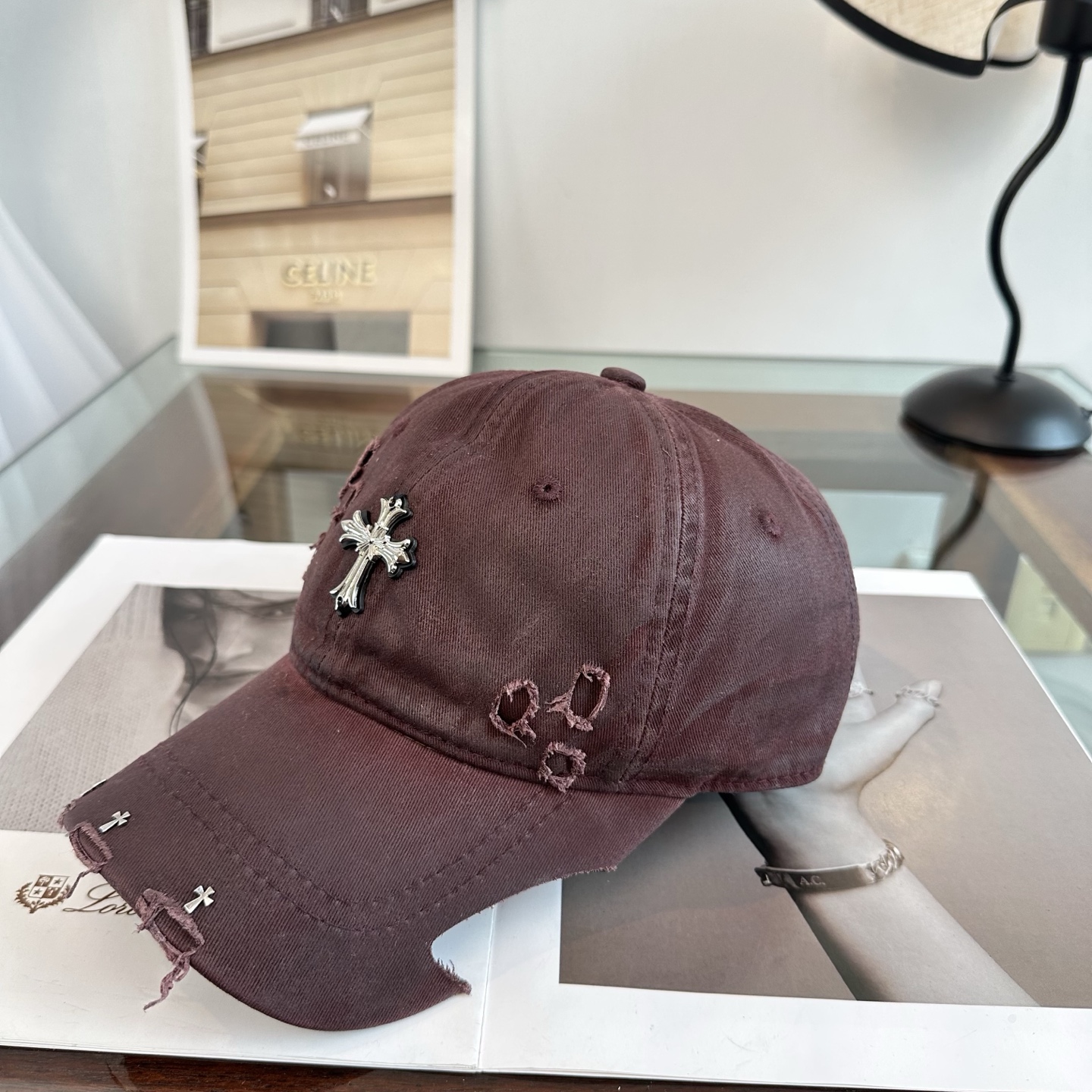 Chrome hearts 克罗心 新款十字架 高品质棒球帽，高端定制版！网红时尚博主同款！墙裂推荐！质