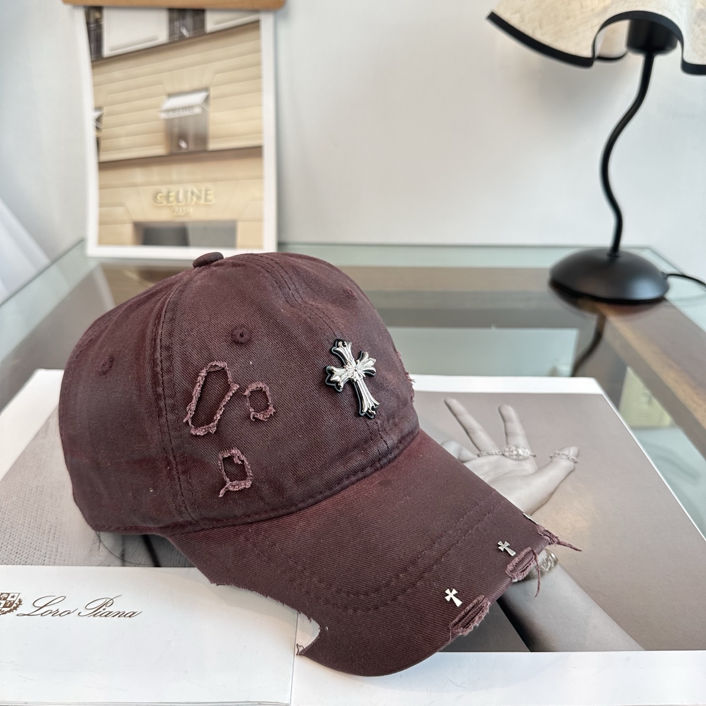 Chrome hearts 克罗心 新款十字架 高品质棒球帽，高端定制版！网红时尚博主同款！墙裂推荐！质