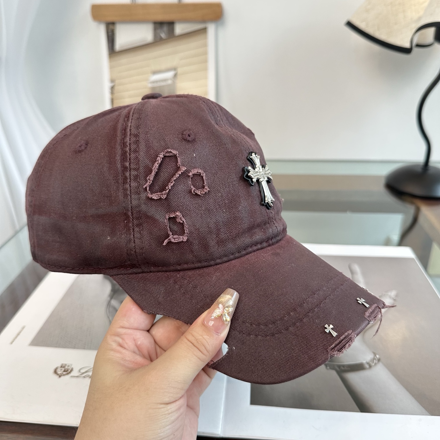 Chrome hearts 克罗心 新款十字架 高品质棒球帽，高端定制版！网红时尚博主同款！墙裂推荐！质