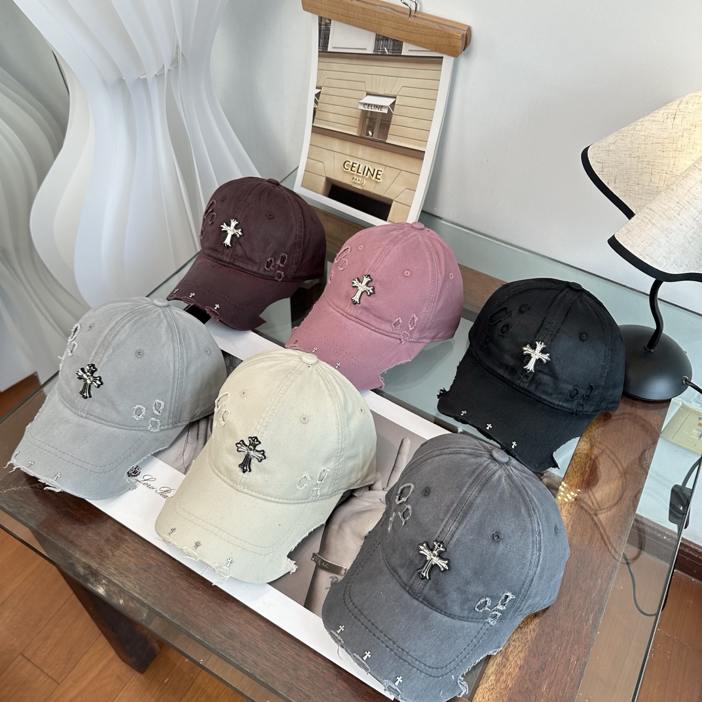 Chrome hearts 克罗心 新款十字架 高品质棒球帽，高端定制版！网红时尚博主同款！墙裂推荐！质