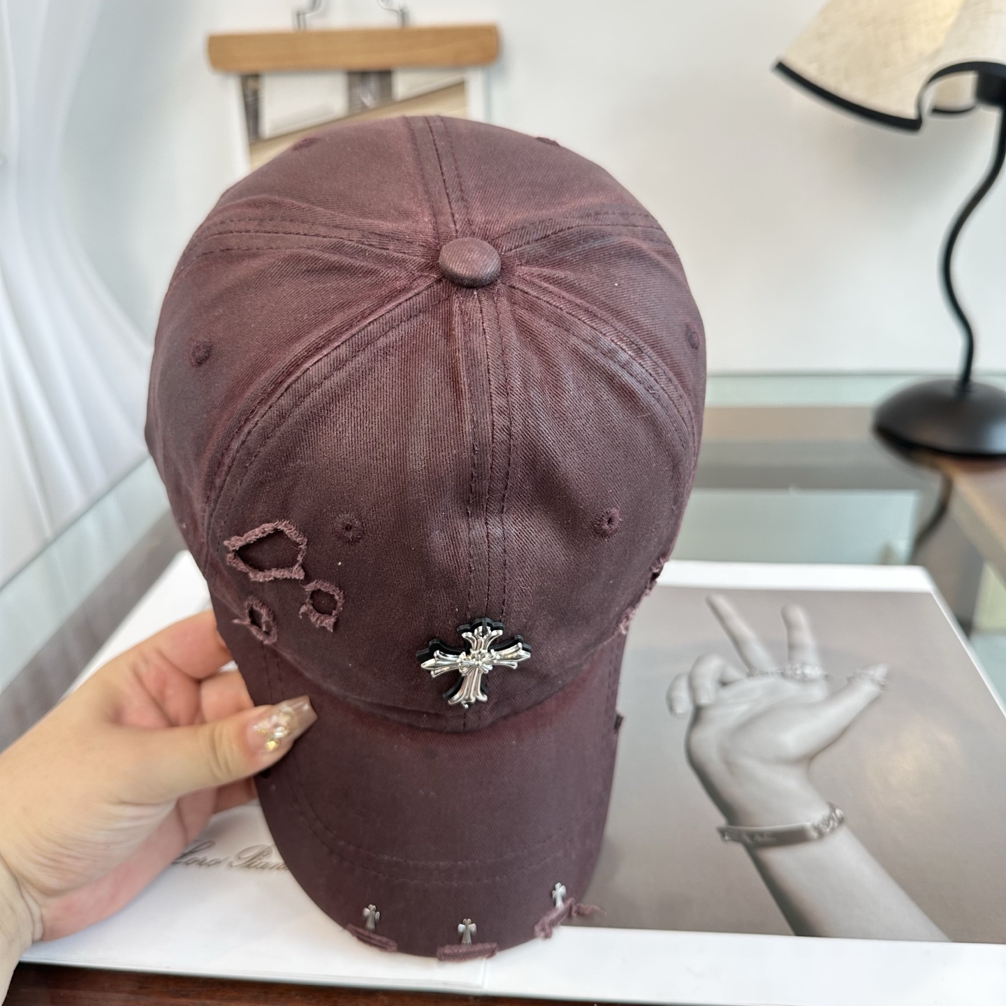 Chrome hearts 克罗心 新款十字架 高品质棒球帽，高端定制版！网红时尚博主同款！墙裂推荐！质