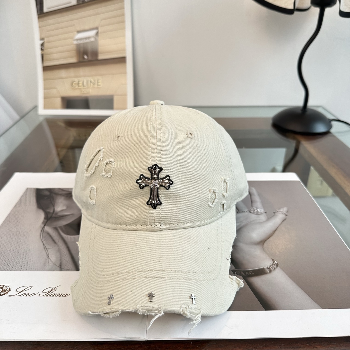 Chrome hearts 克罗心 新款十字架 高品质棒球帽，高端定制版！网红时尚博主同款！墙裂推荐！质